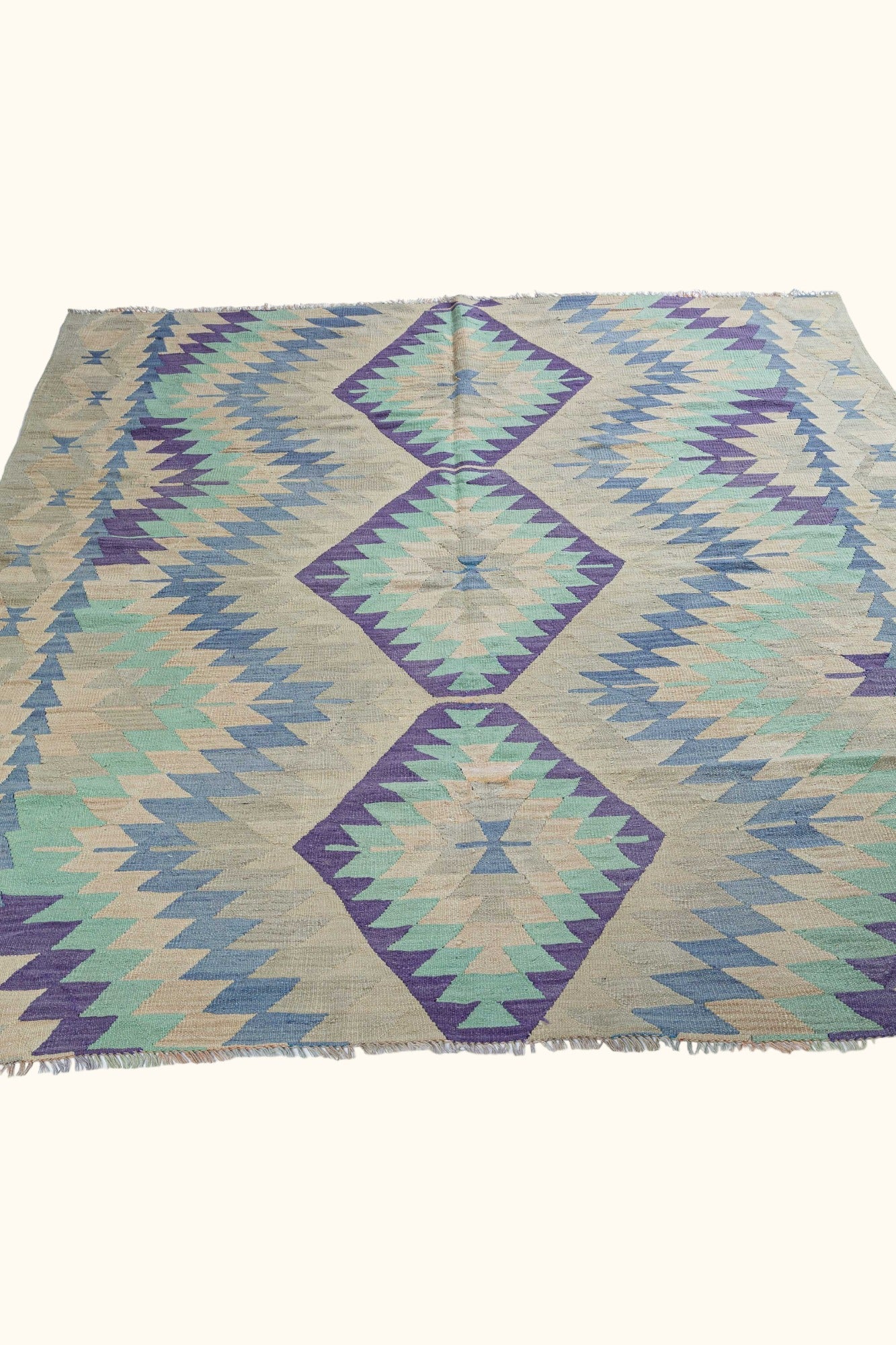 USAK Vintage Kelim 211x170cm - Wild Heart Free Soul