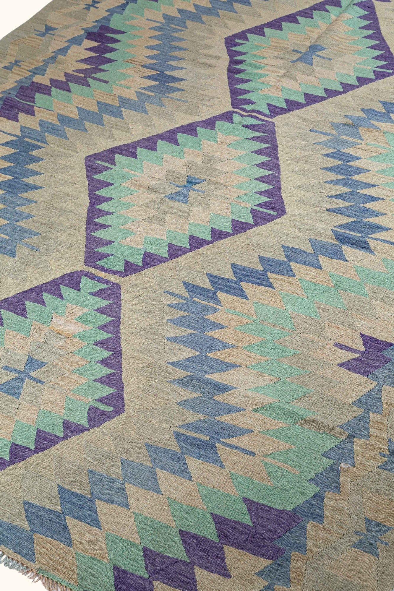 USAK Vintage Kelim 211x170cm - Wild Heart Free Soul