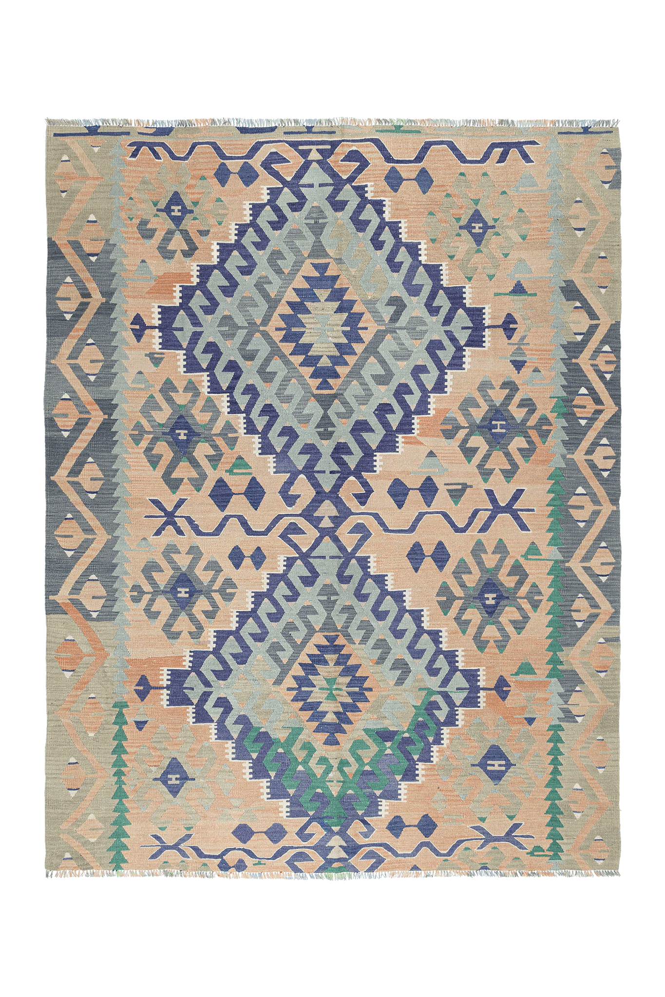 USAK Vintage Kelim 236x179cm - Wild Heart Free Soul