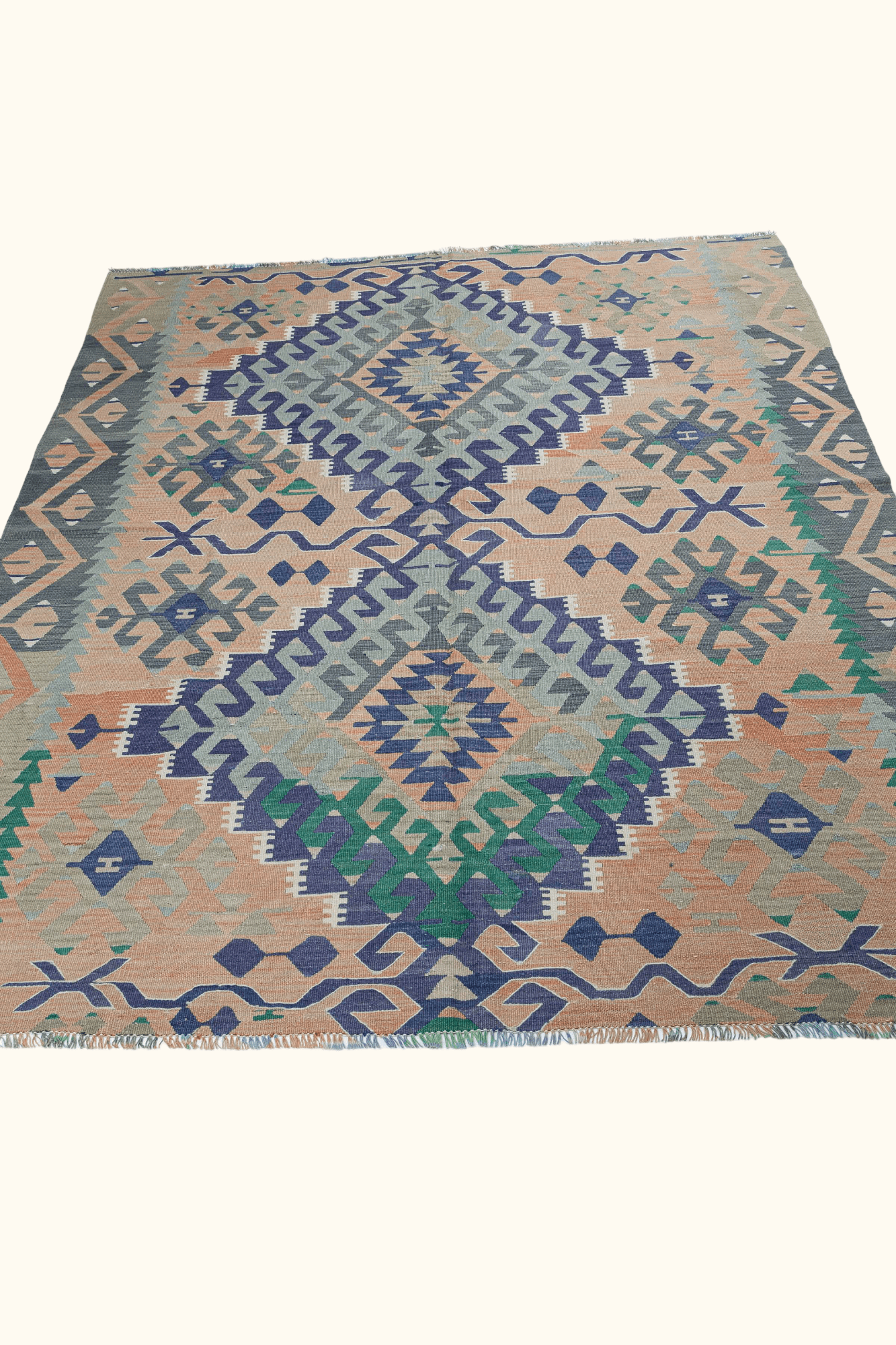 USAK Vintage Kelim 236x179cm - Wild Heart Free Soul