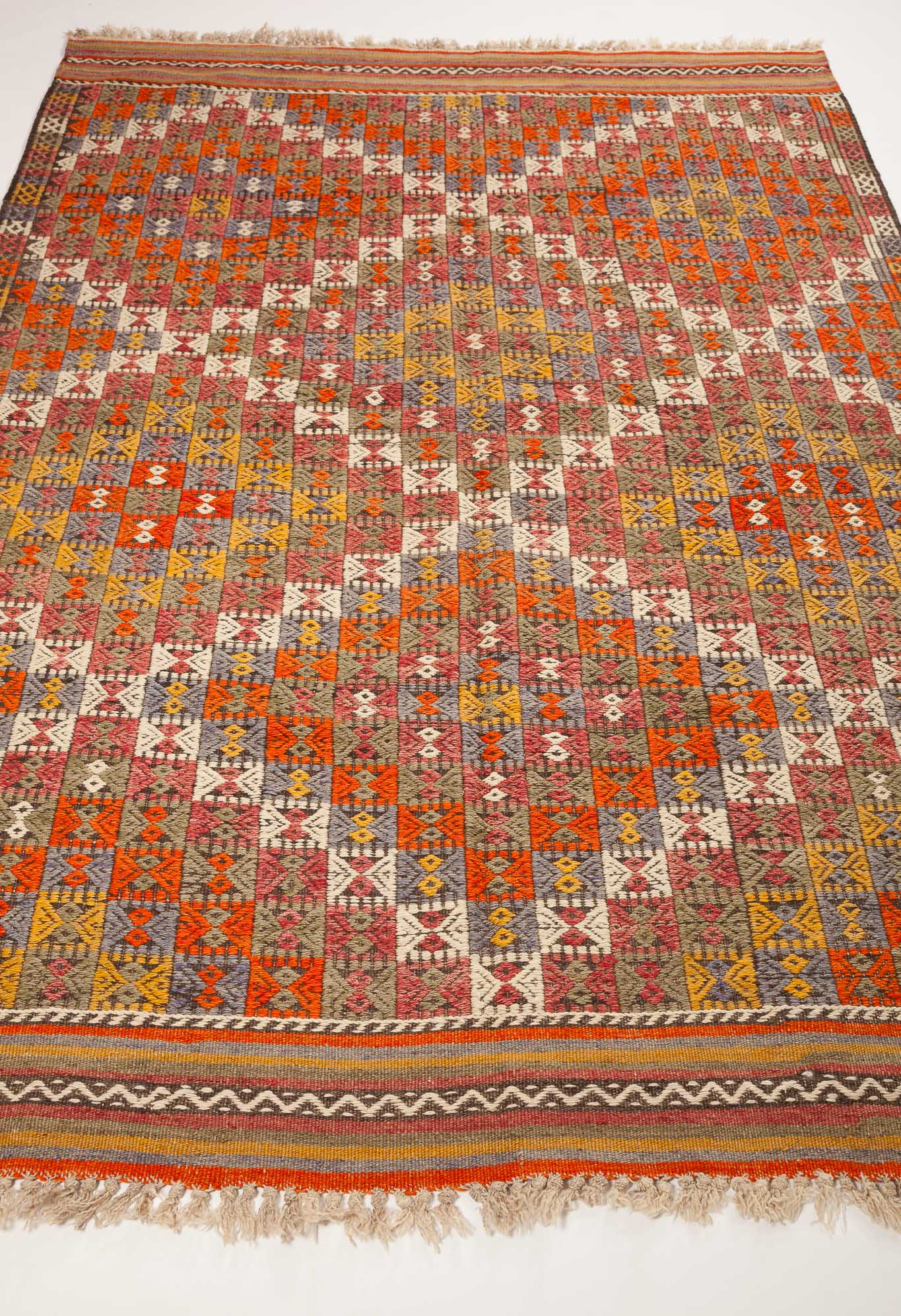 USAK Vintage Kelim 242x165cm - Wild Heart Free Soul