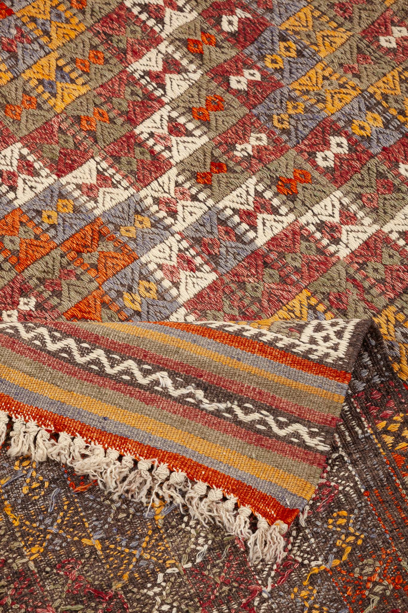 USAK Vintage Kelim 242x165cm - Wild Heart Free Soul