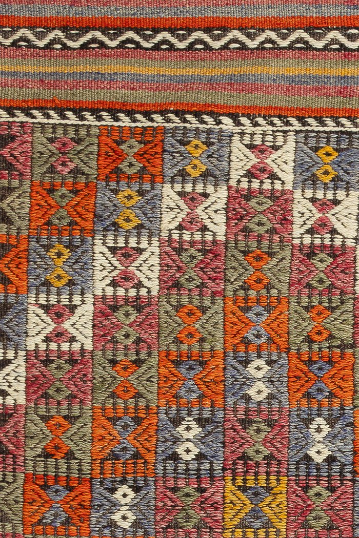 USAK Vintage Kelim 242x165cm - Wild Heart Free Soul