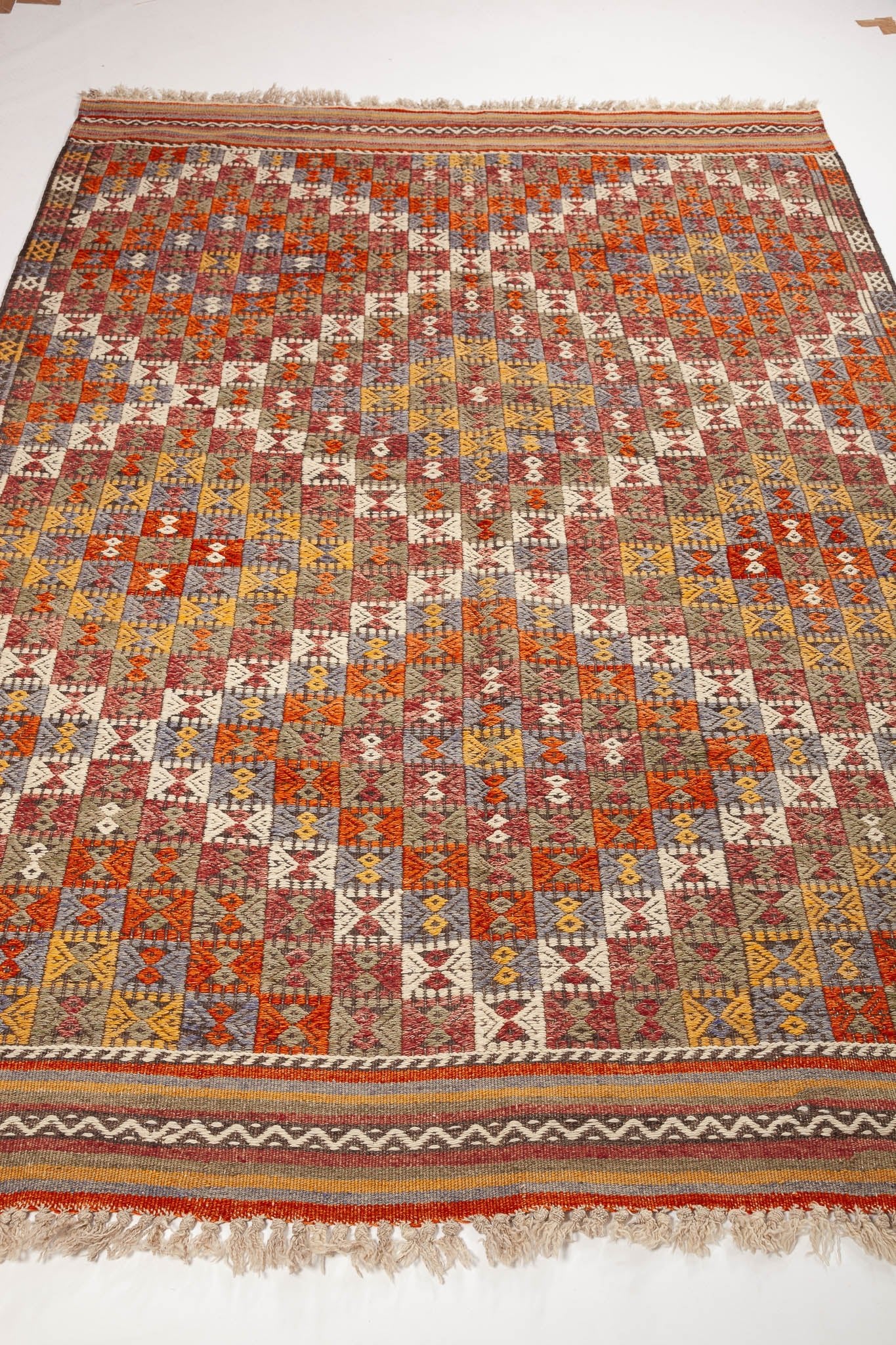 USAK Vintage Kelim 242x165cm - Wild Heart Free Soul