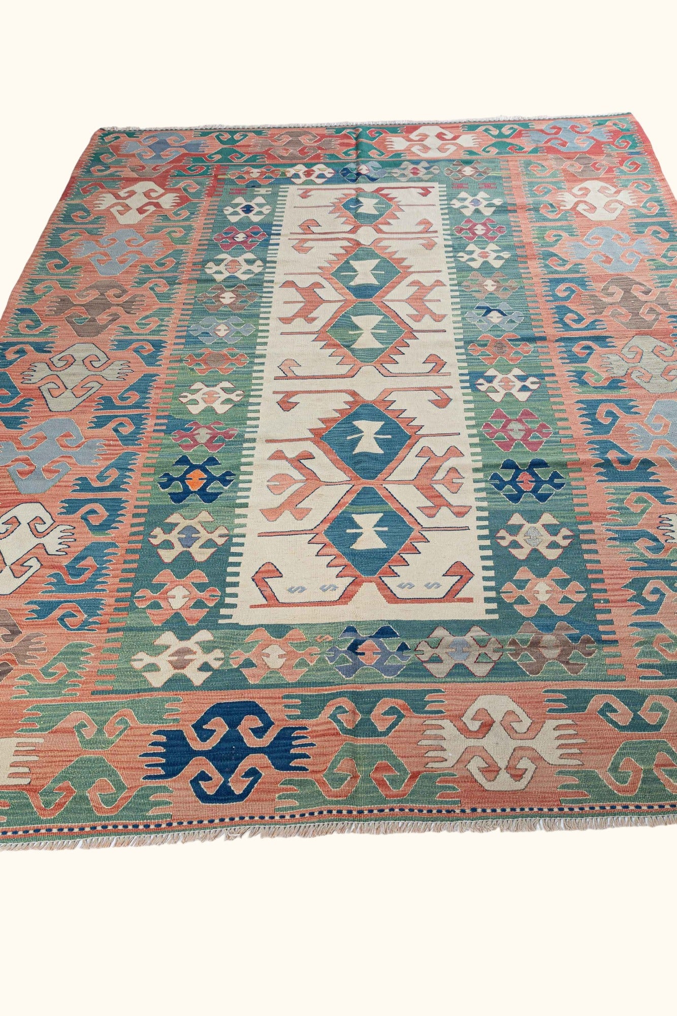 USAK Vintage Kelim 275x181cm - Wild Heart Free Soul