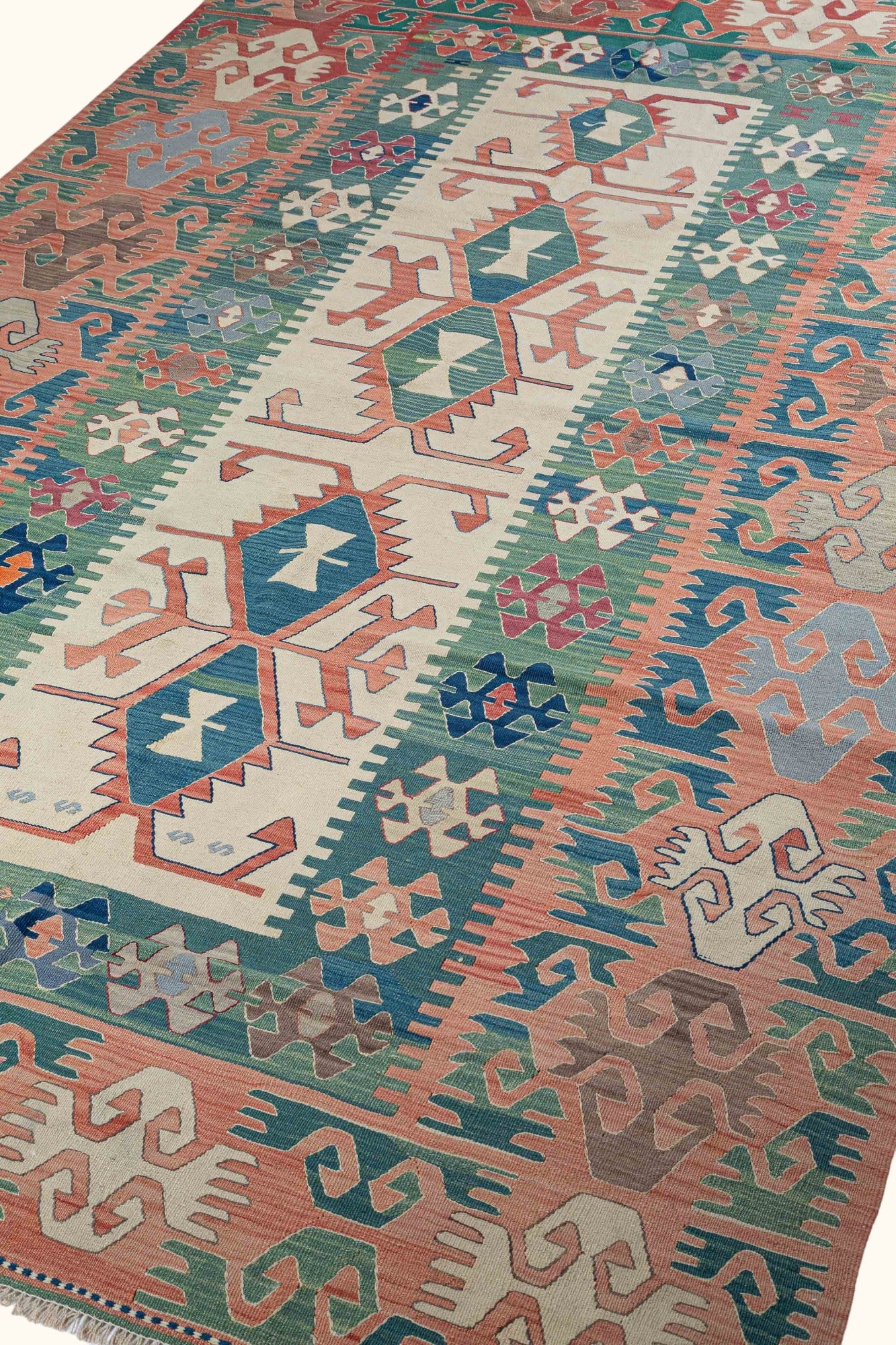 USAK Vintage Kelim 275x181cm - Wild Heart Free Soul