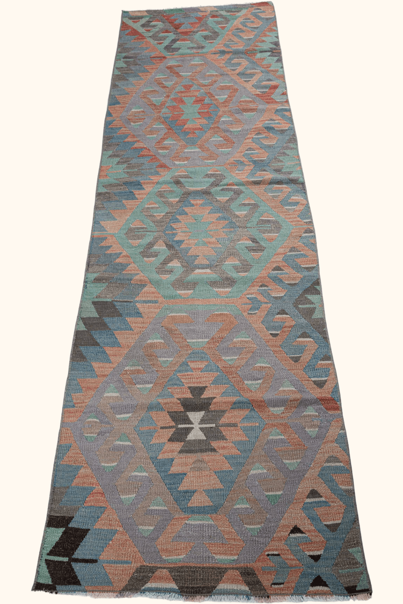 USAK Vintage Kelim 281x74cm - Wild Heart Free Soul