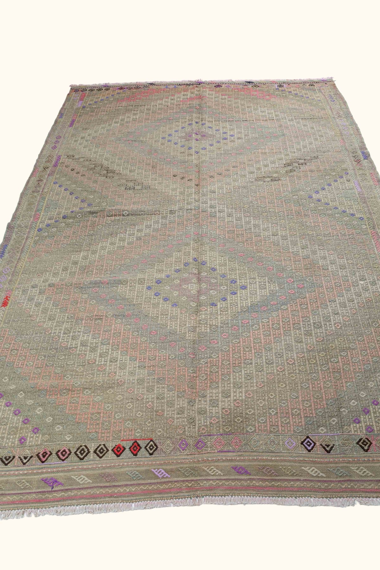 USAK Vintage Kelim 296x174cm - Wild Heart Free Soul