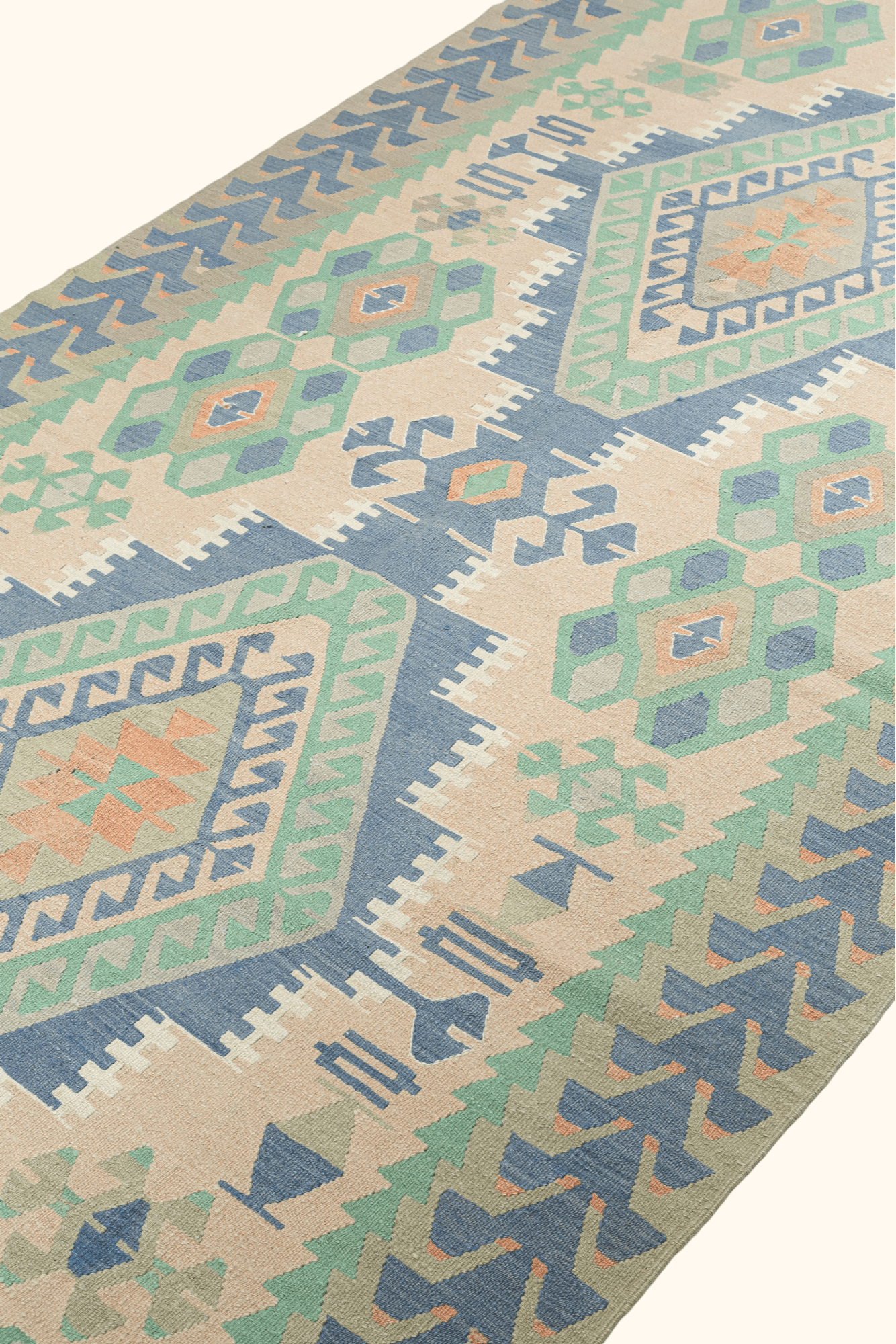 USAK Vintage Kelim 339x163cm - Wild Heart Free Soul