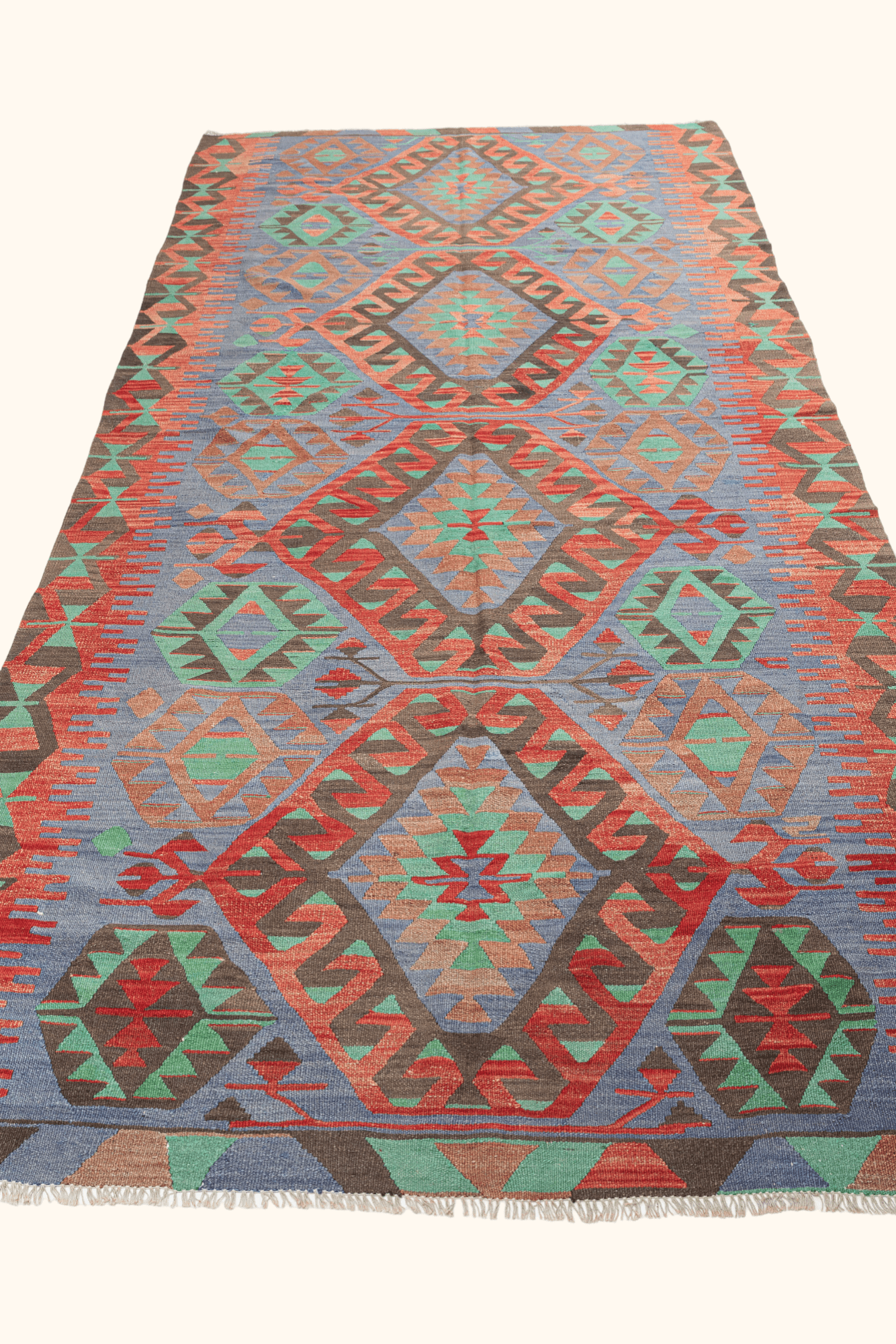 USAK Vintage Kelim 355x160cm - Wild Heart Free Soul