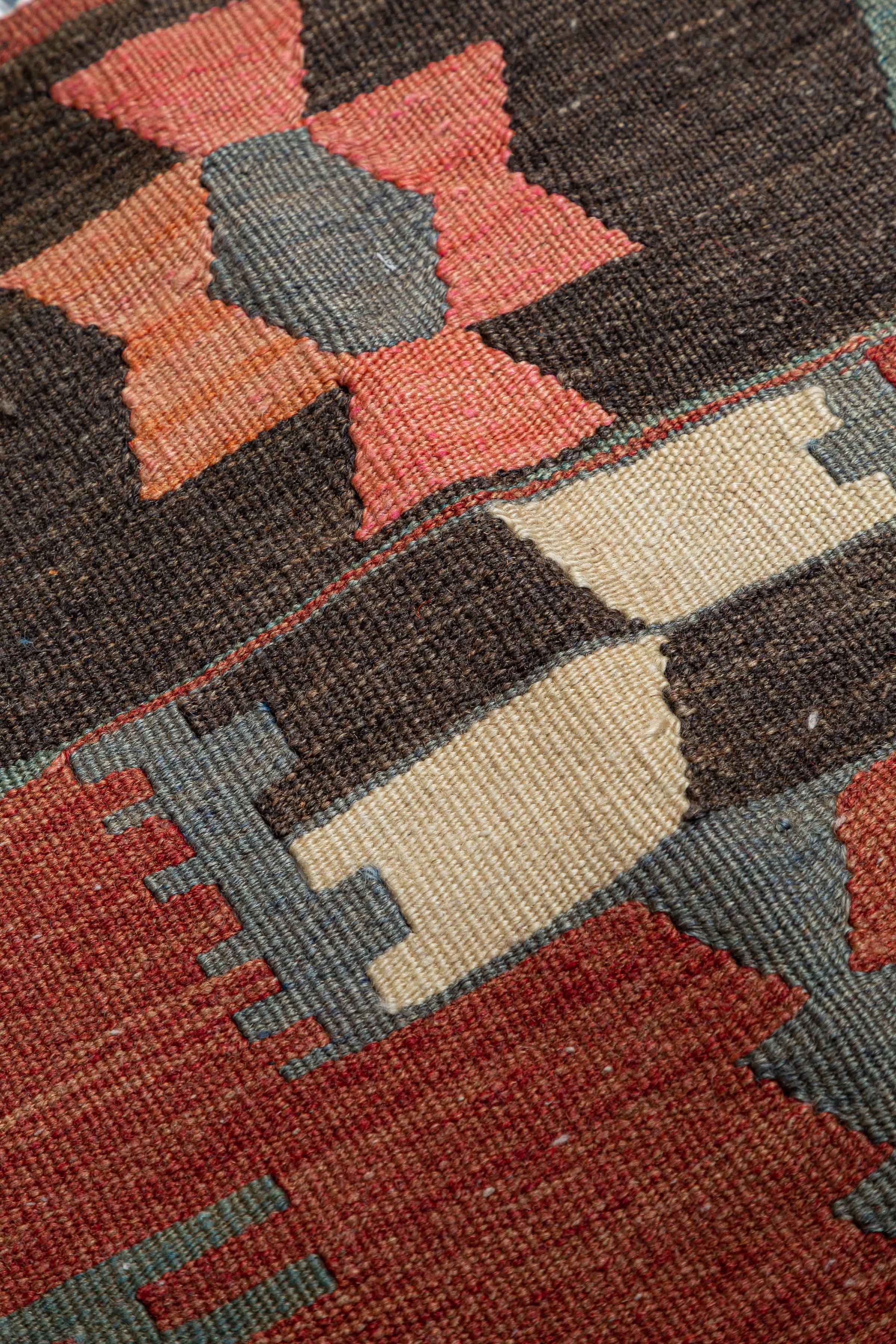 USAK Vintage Kelim Teppich 134cm x 88cm - Wild Heart Free Soul