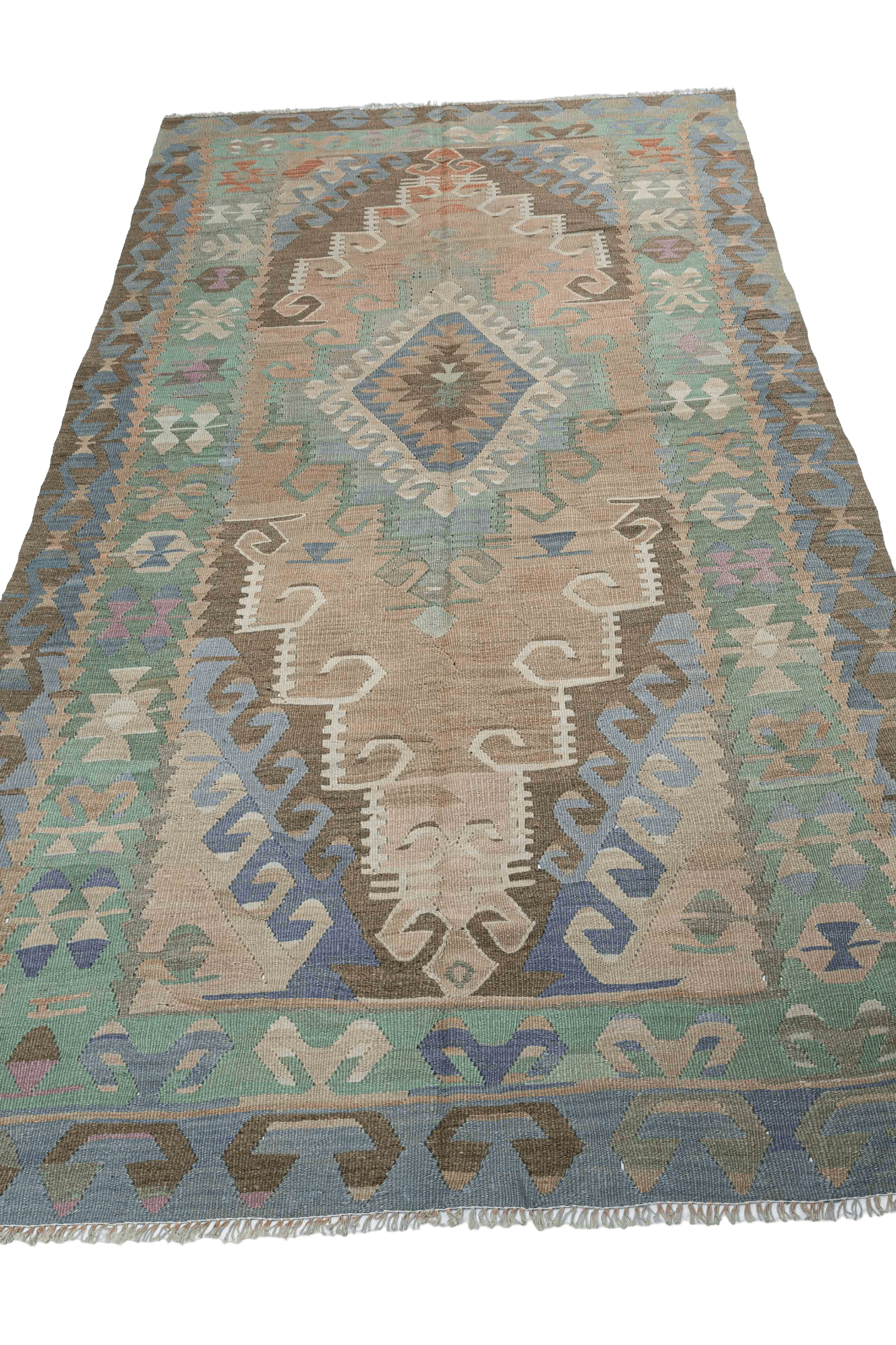 USAK Vintage Kelim Teppich 296cm x 141cm - Wild Heart Free Soul