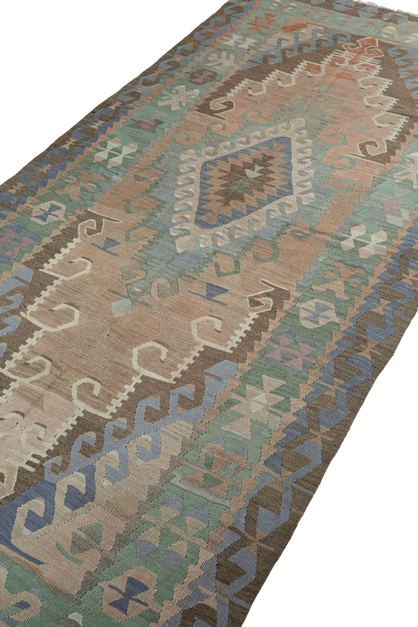 USAK Vintage Kelim Teppich 296cm x 141cm - Wild Heart Free Soul