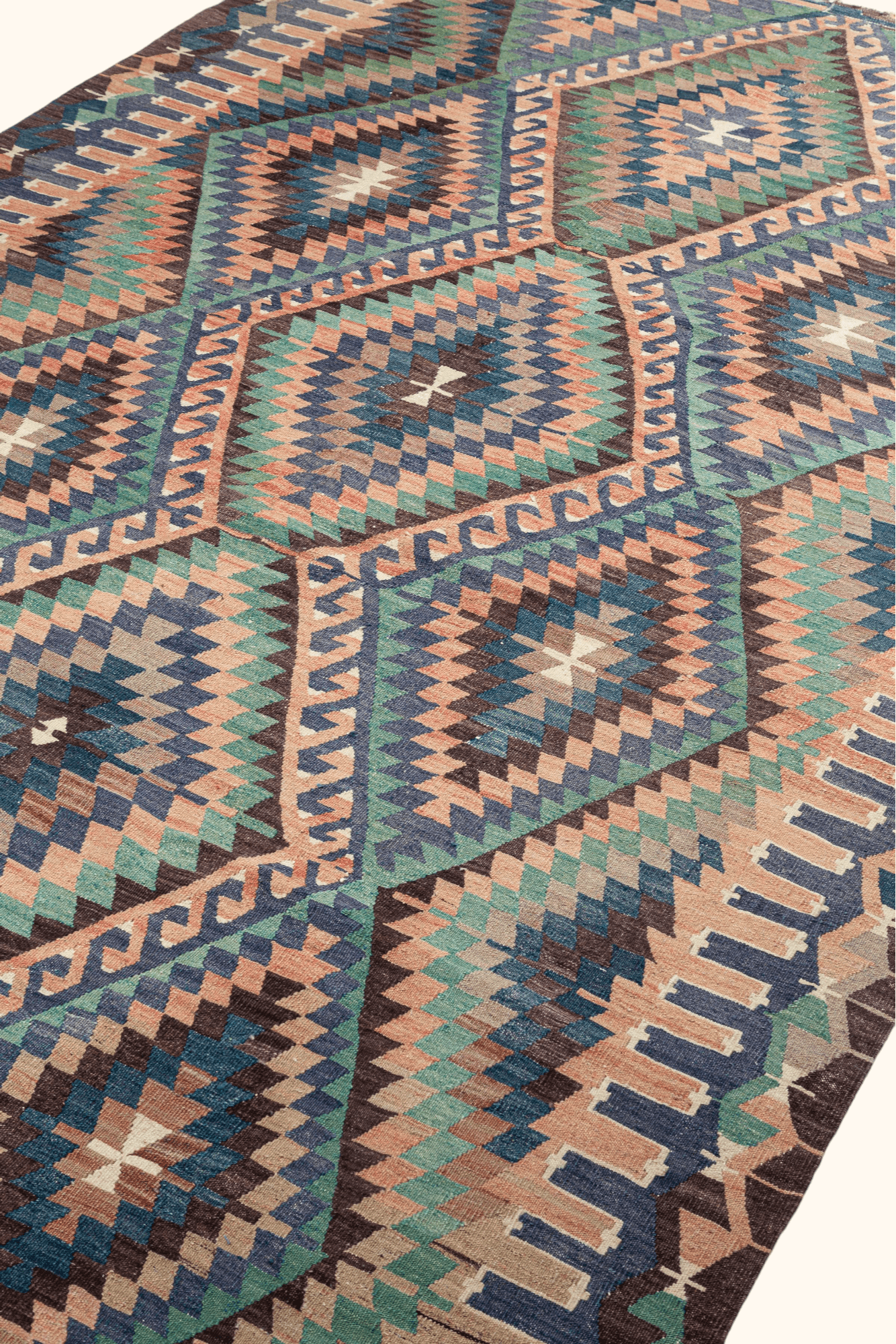 USAK Vintage Kelim Teppich 336cm x 180cm - Wild Heart Free Soul