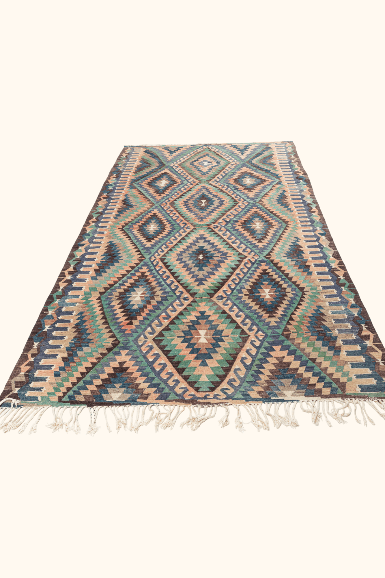USAK Vintage Kelim Teppich 336cm x 180cm - Wild Heart Free Soul