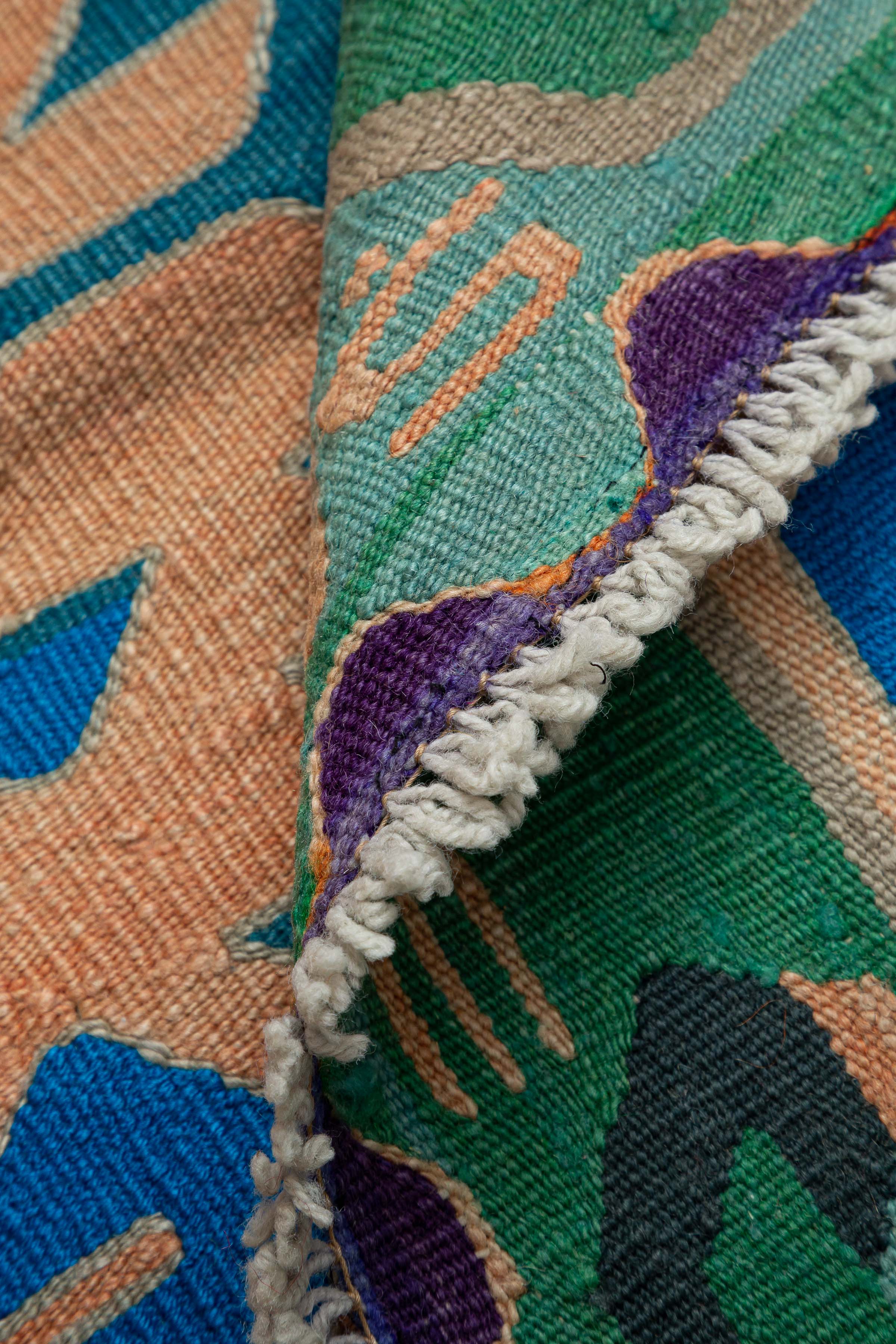 USAK Vintage Kelim Teppich 88cm x 84cm - Wild Heart Free Soul