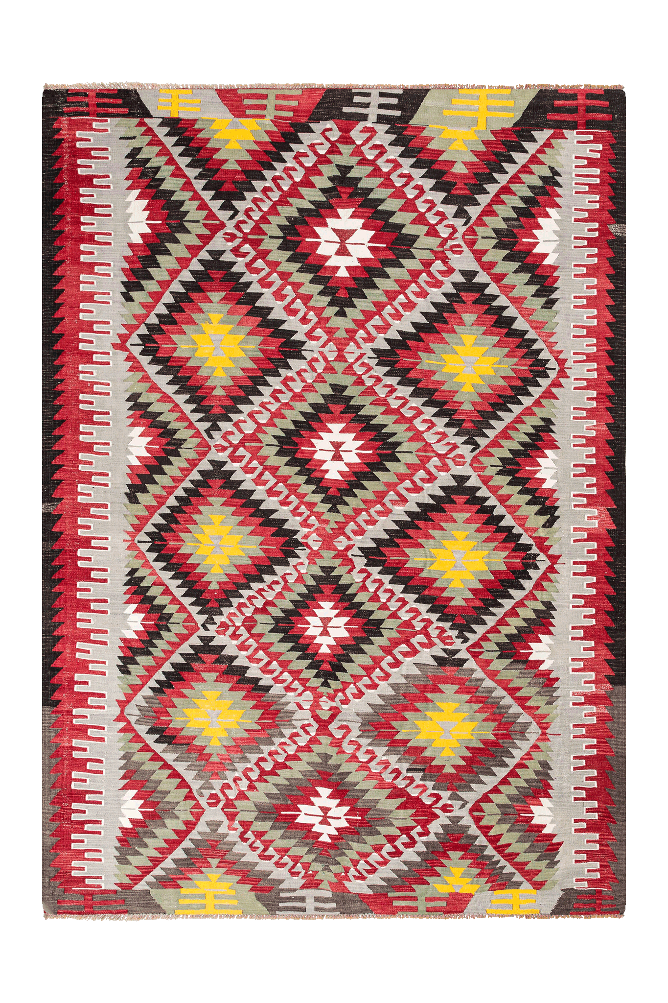 USAK Vintage Kilim 243x176cm - Wild Heart Free Soul