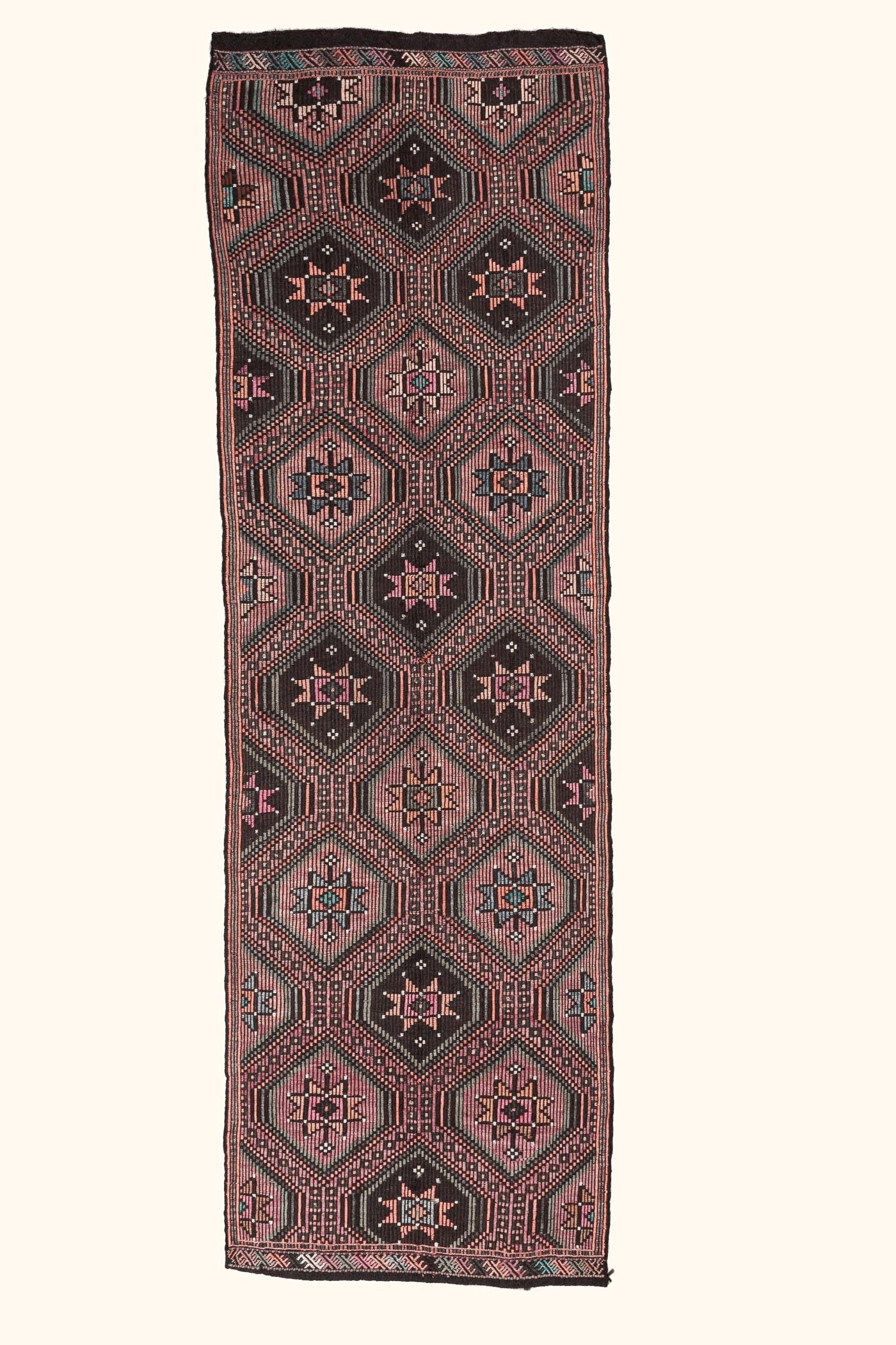 USAK Vintage Kilim 316x106 cm - Wild Heart Free Soul