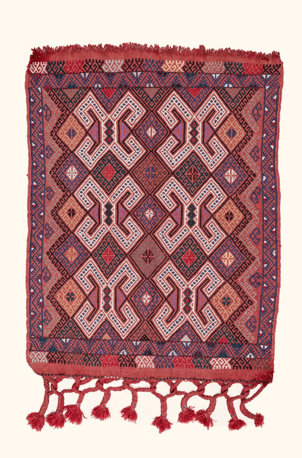 Vintage Cicim Kilim Bergama 107x83cm - Wild Heart Free Soul