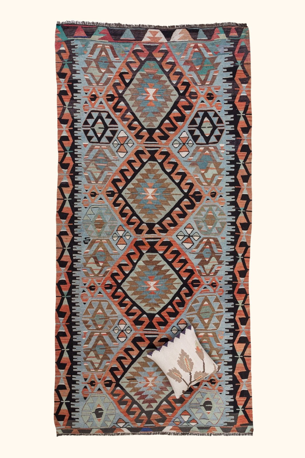 Vintage Kilim 1970, Usak 313x153cm - Wild Heart Free Soul