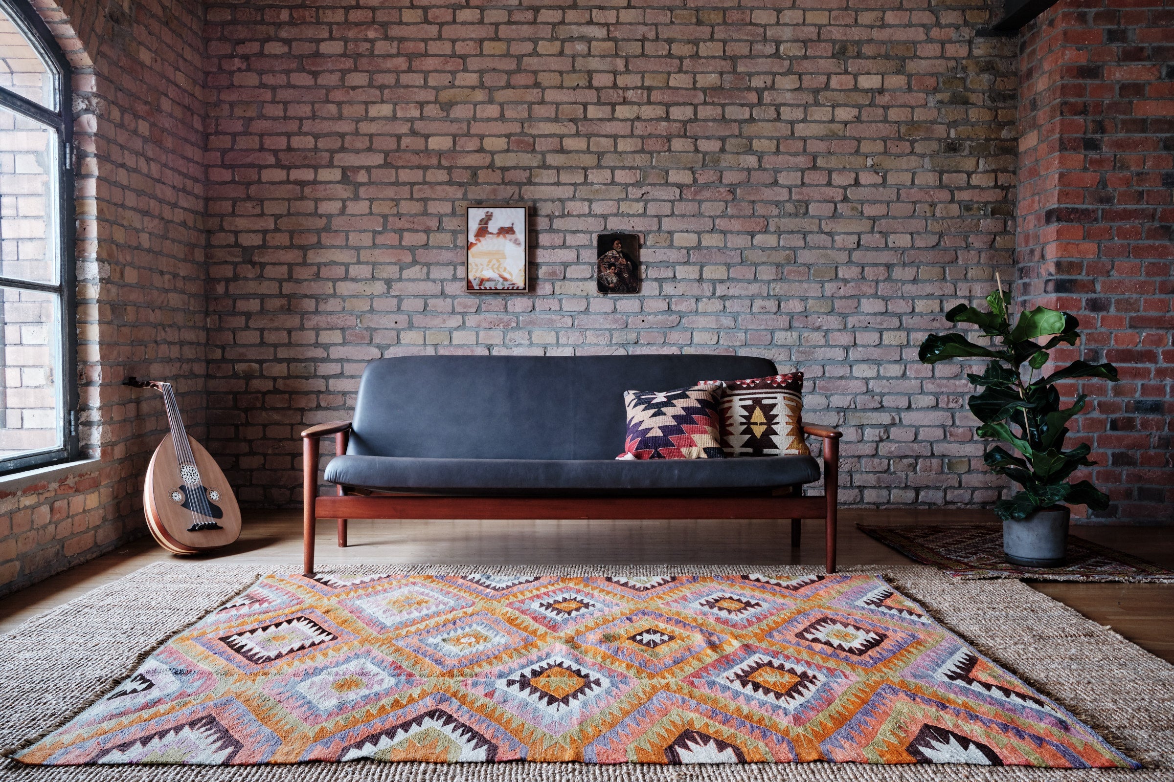 Vintage Kilim Acipayam 208x170cm - Wild Heart Free Soul