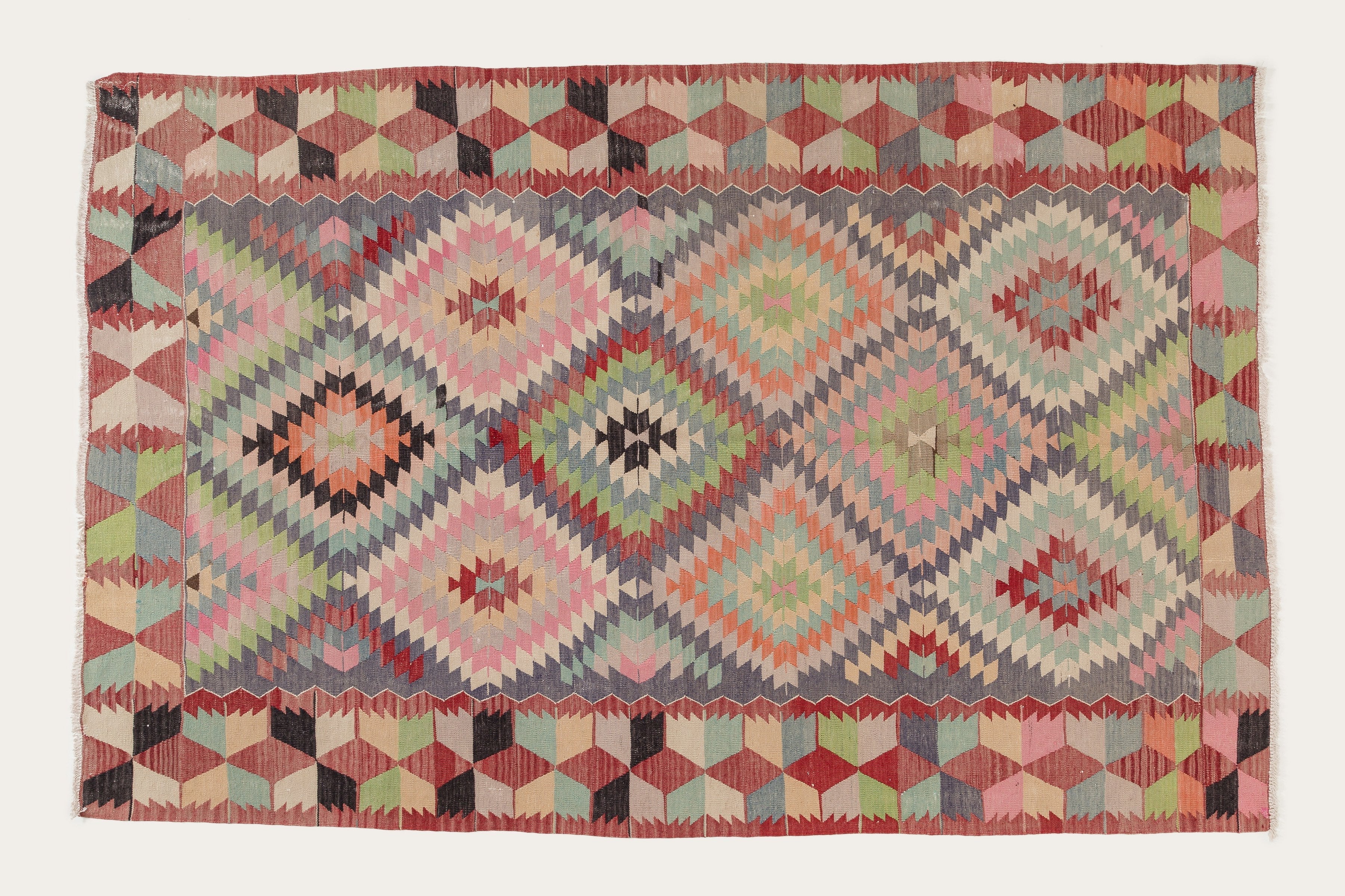 Vintage Kilim Acipayam 275x180cm - Wild Heart Free Soul