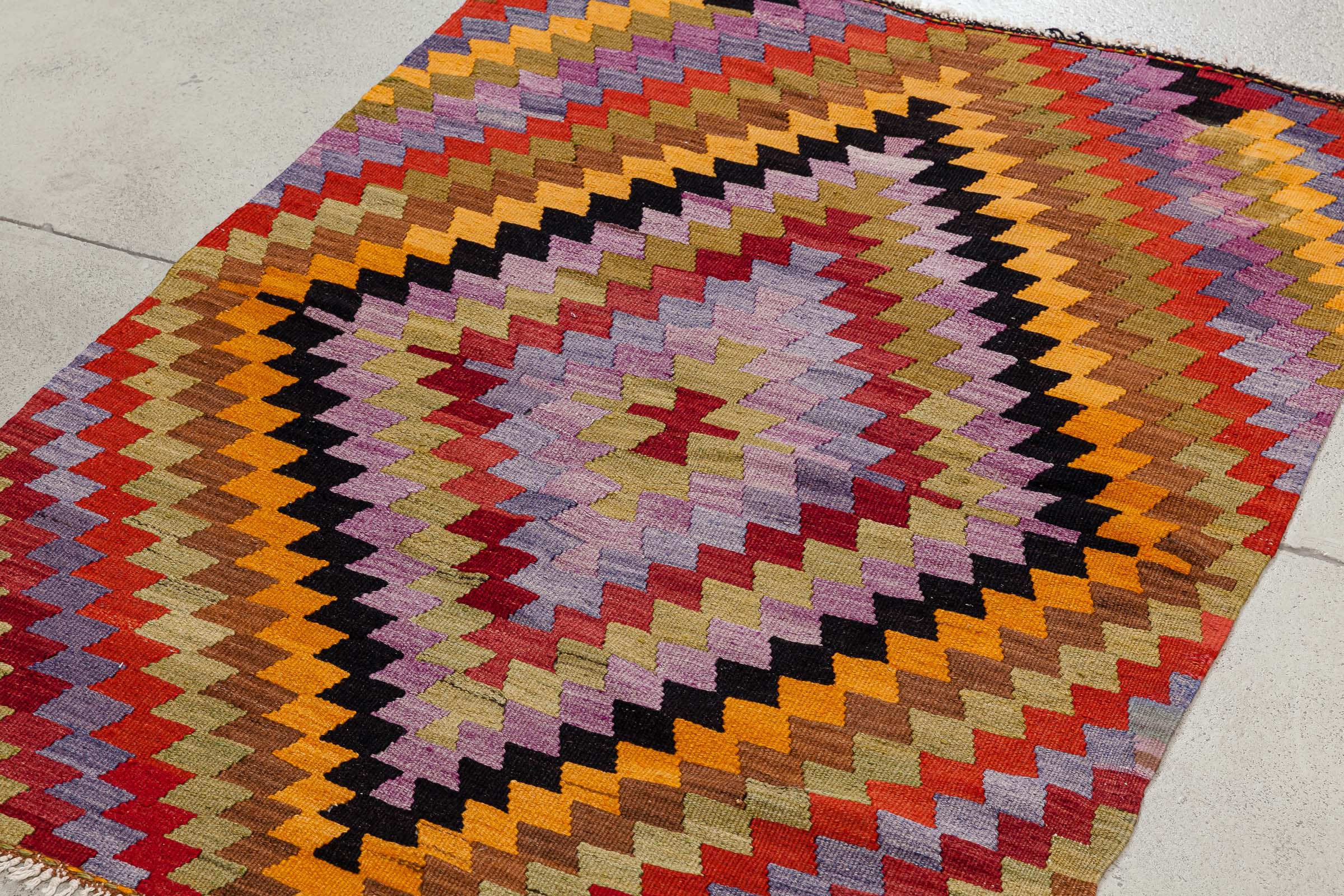 Vintage Kilim Afyon 144x110cm - Wild Heart Free Soul