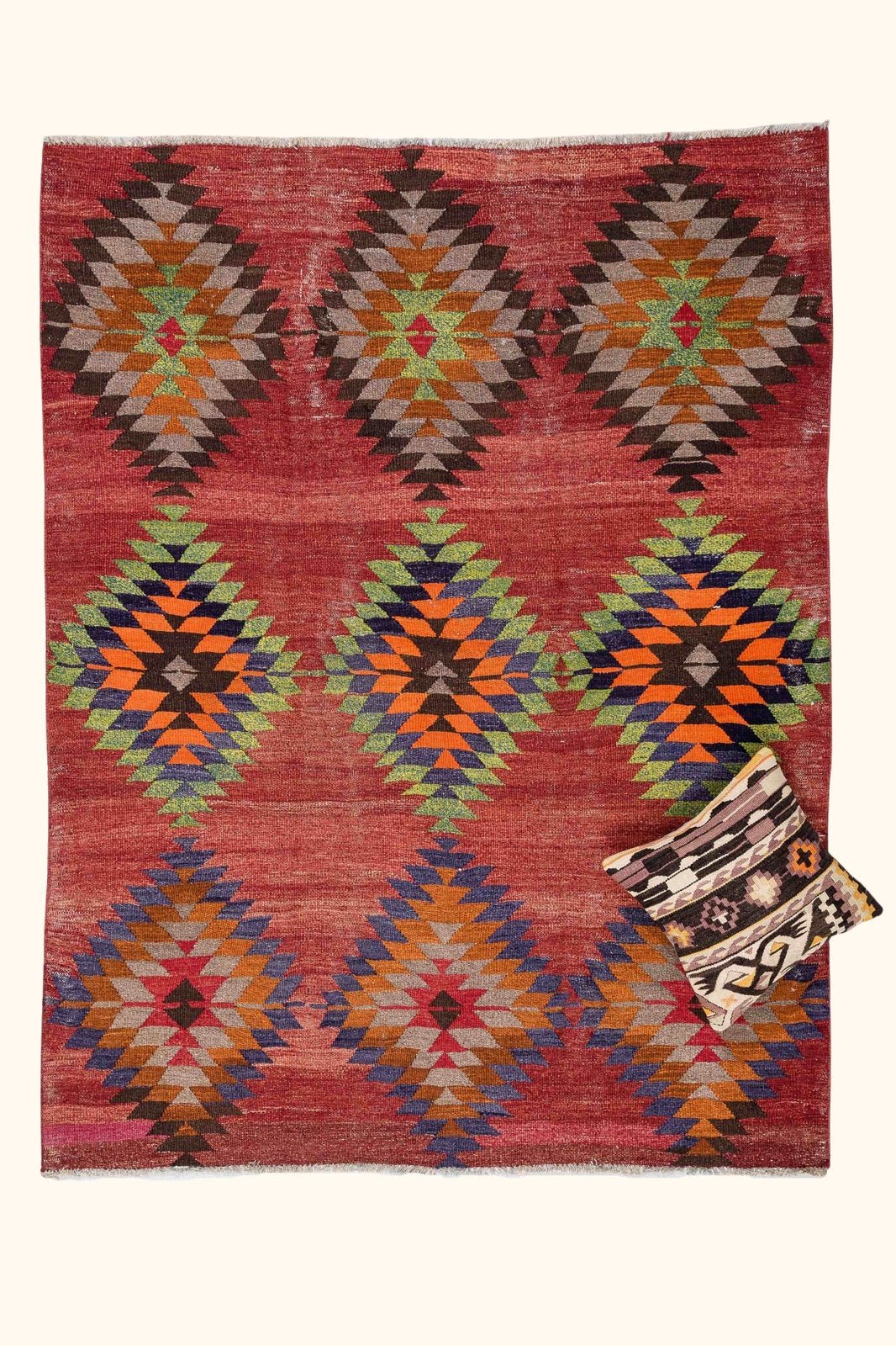Vintage Kilim Afyon 198x151cm - Wild Heart Free Soul