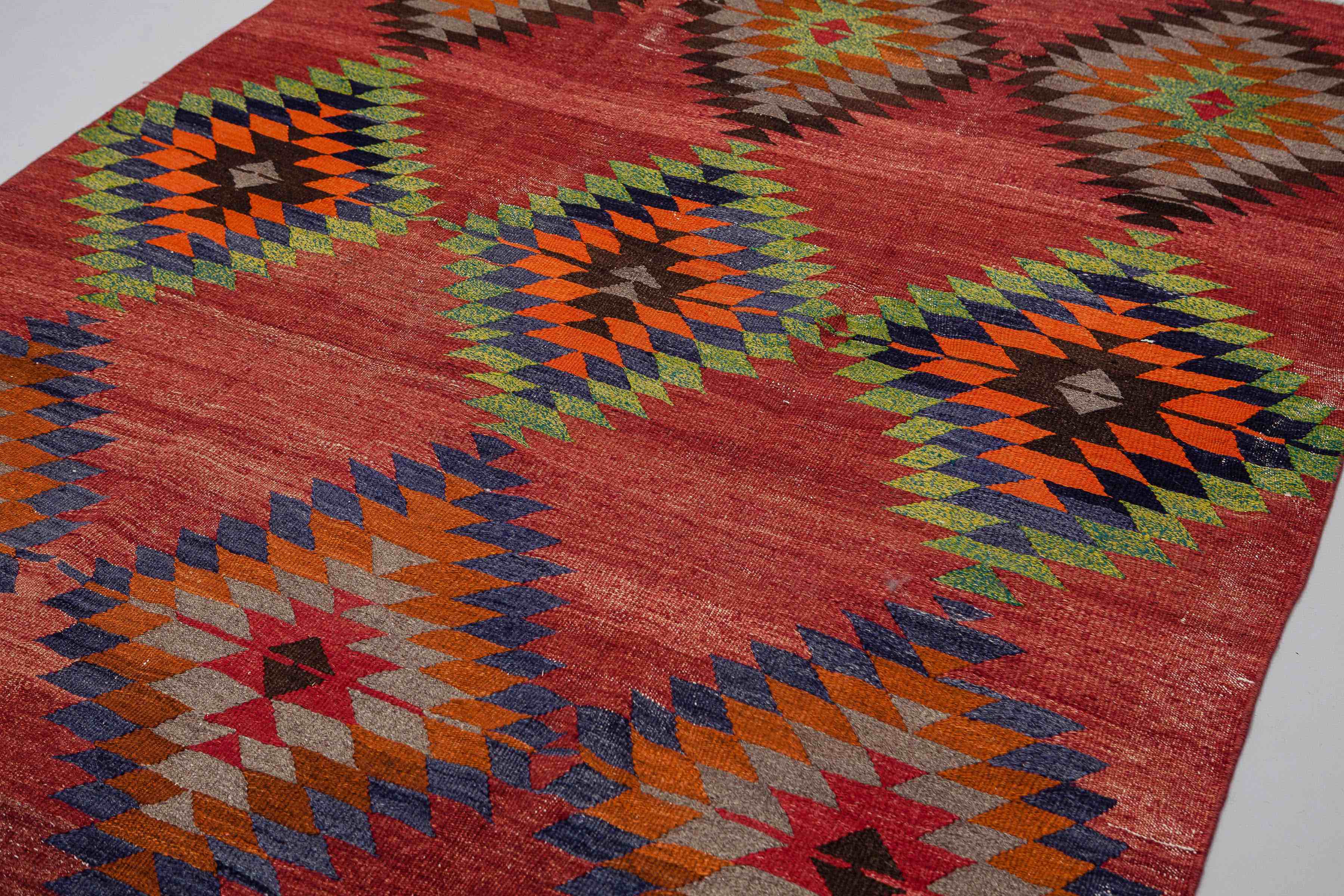 Vintage Kilim Afyon 198x151cm - Wild Heart Free Soul