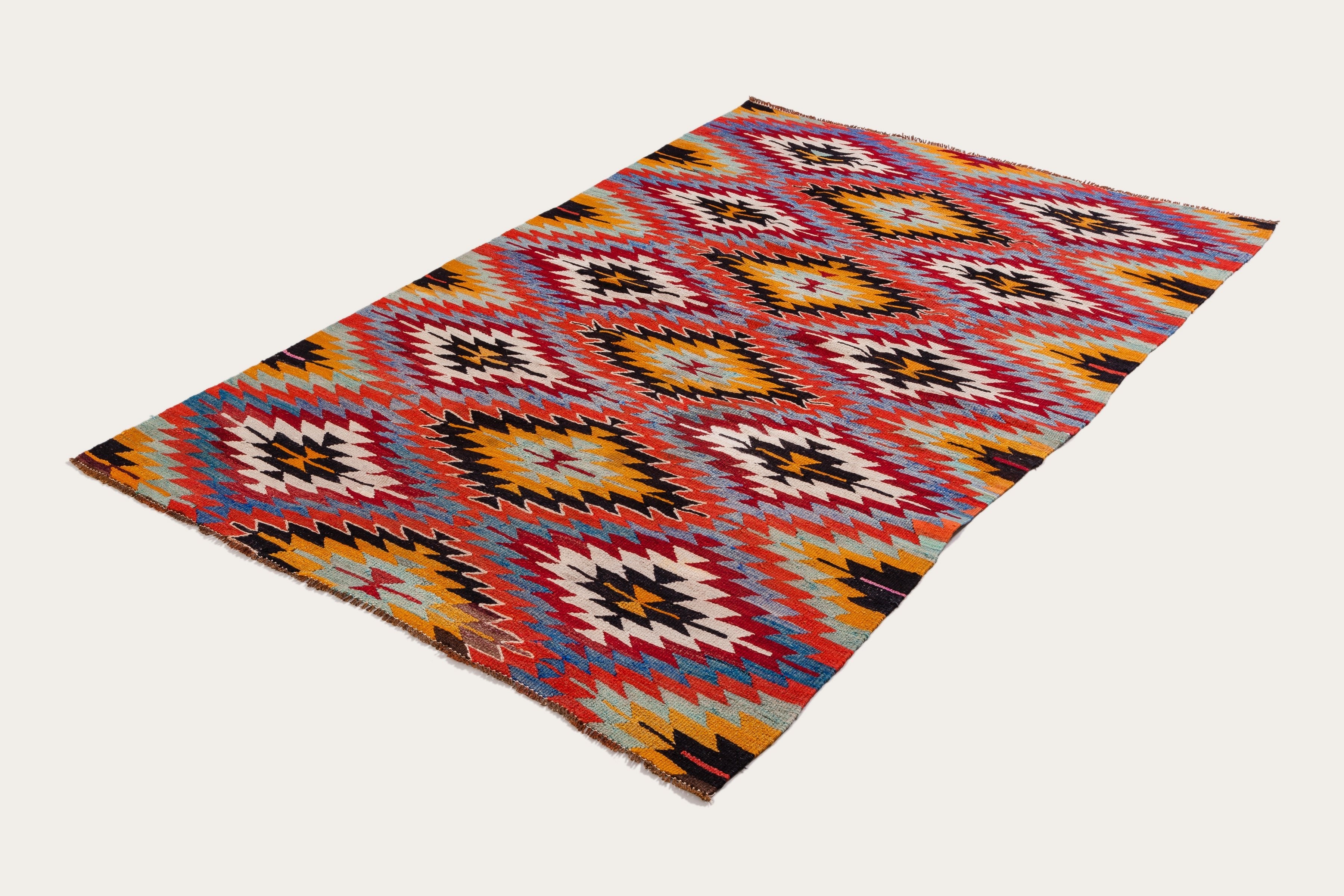 Vintage Kilim Afyon 204x140cm - Wild Heart Free Soul