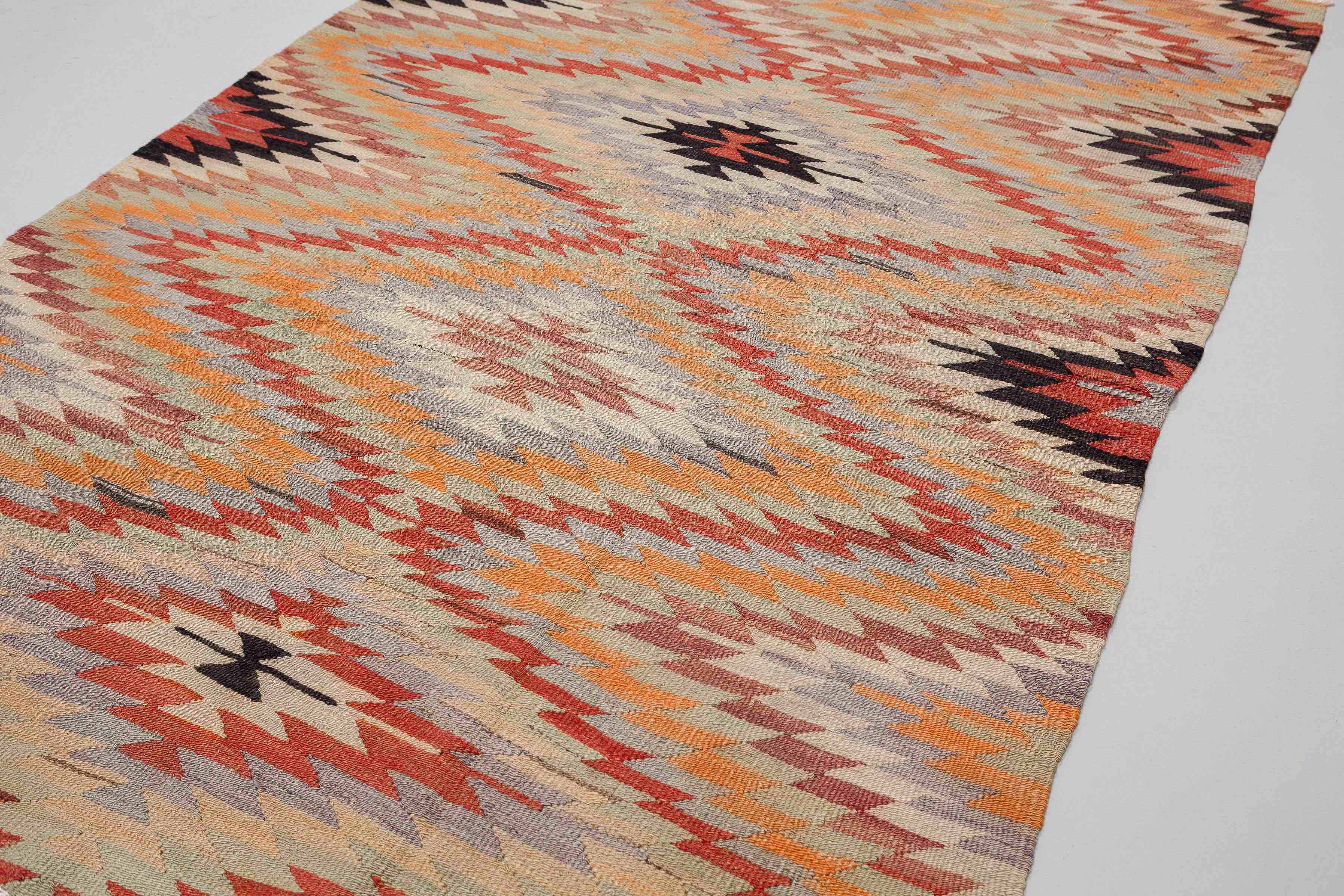 Vintage Kilim Afyon 211x141cm - Wild Heart Free Soul