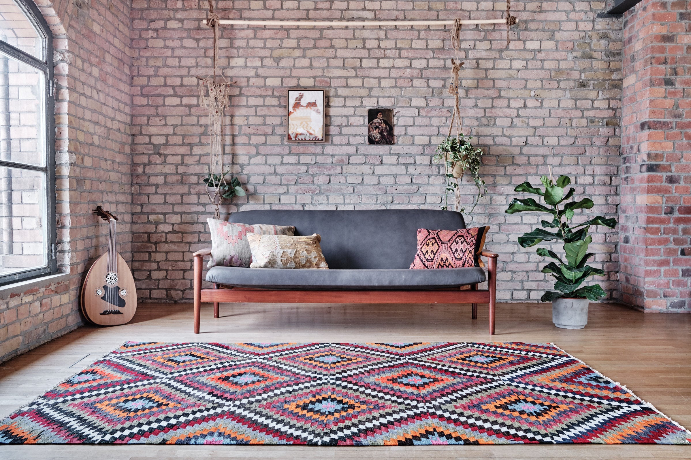 Vintage Kilim Afyon 240x158cm - Wild Heart Free Soul