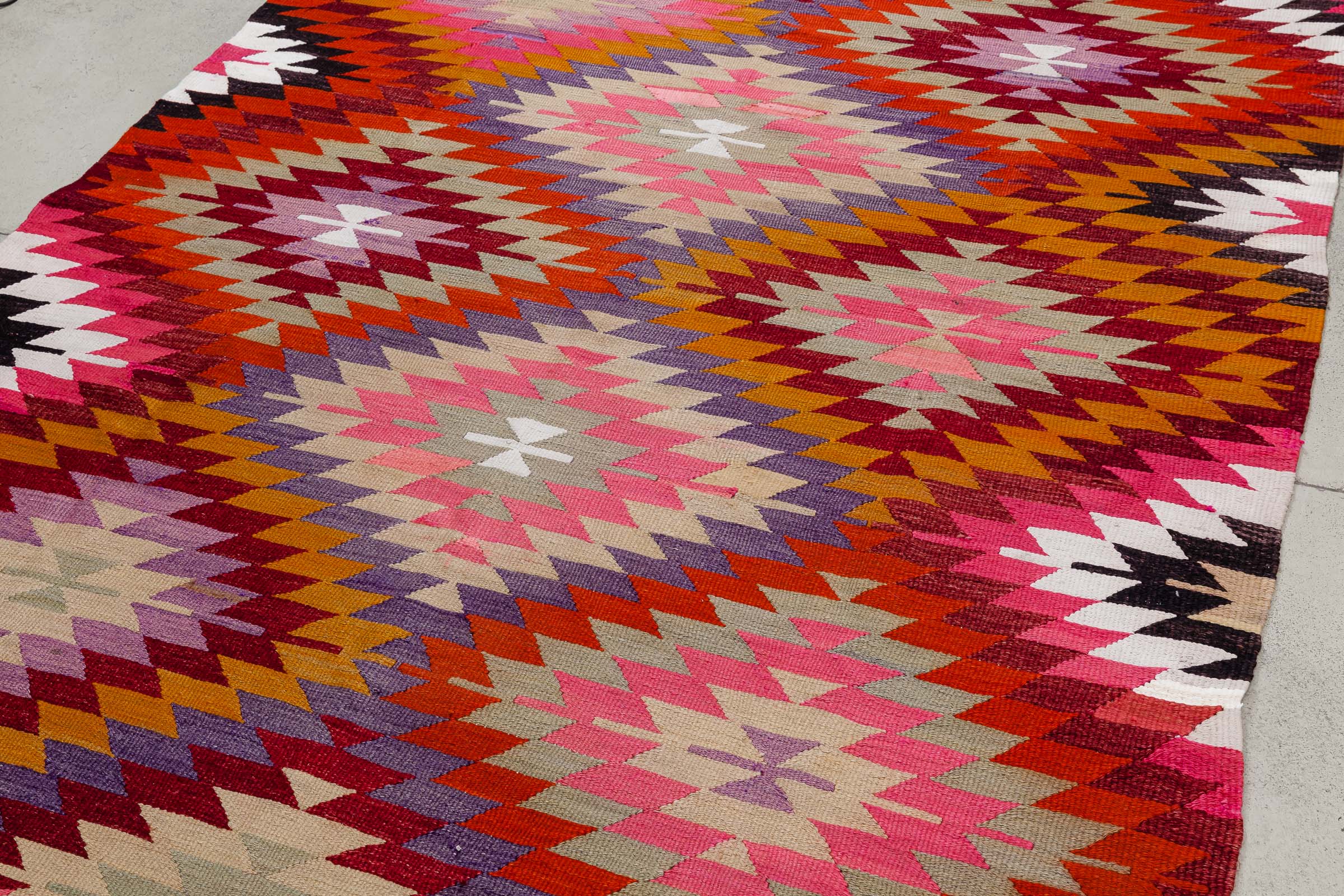 Vintage Kilim Afyon 252x192cm - Wild Heart Free Soul