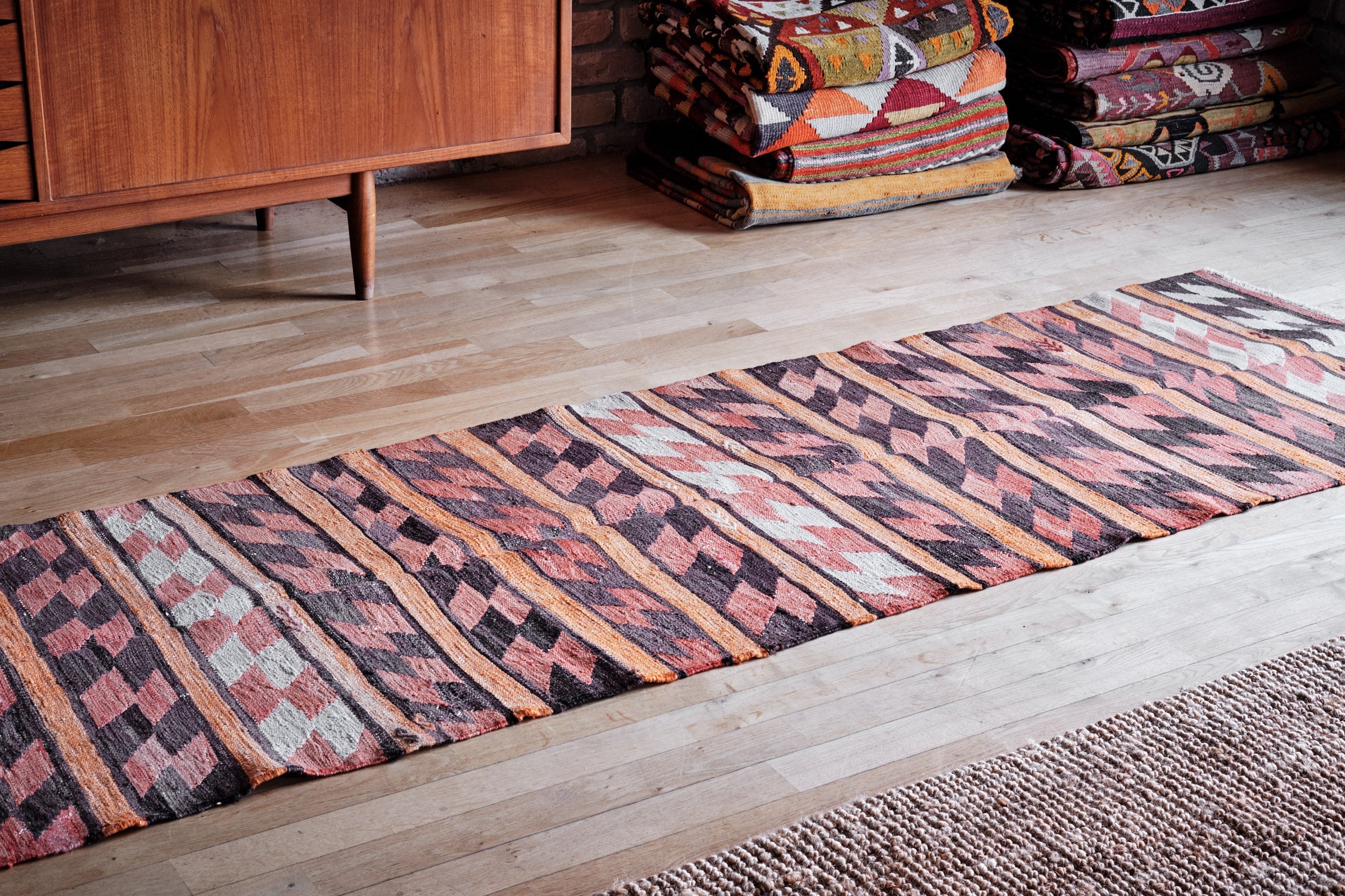 Vintage Kilim Afyon 294x68cm - Wild Heart Free Soul