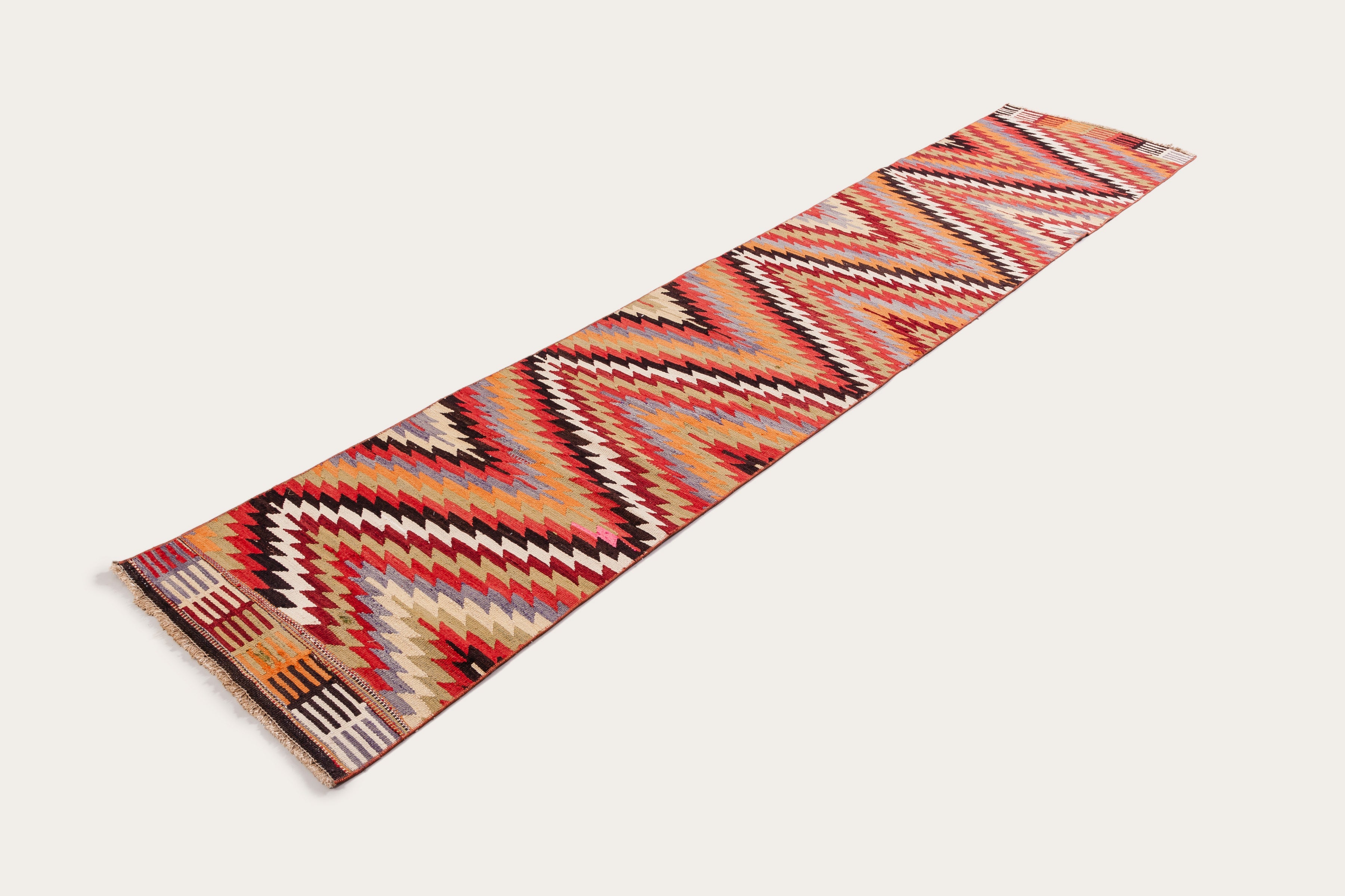 Vintage Kilim Afyon 333x68cm - Wild Heart Free Soul