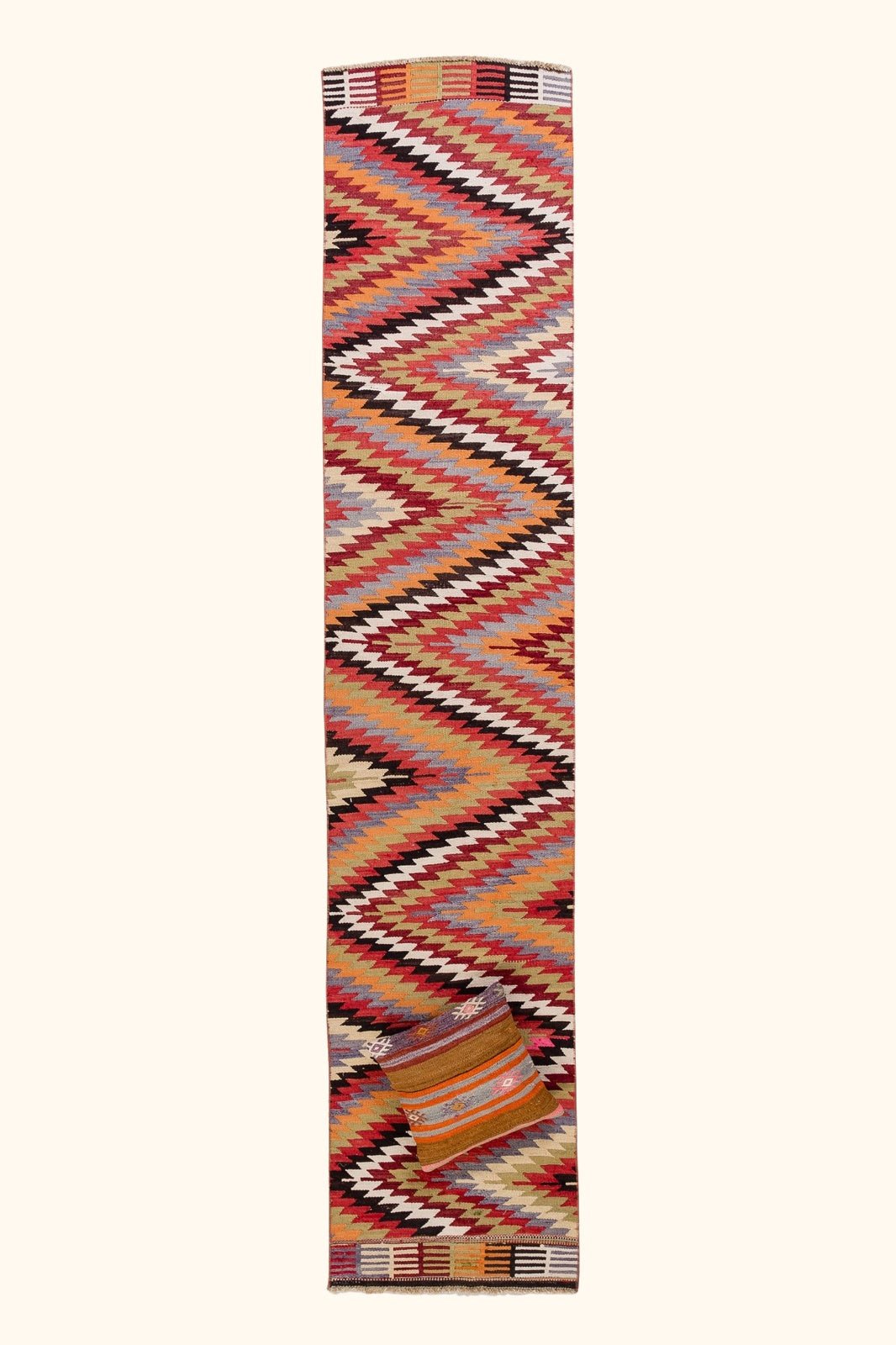 Vintage Kilim Afyon 333x68cm - Wild Heart Free Soul