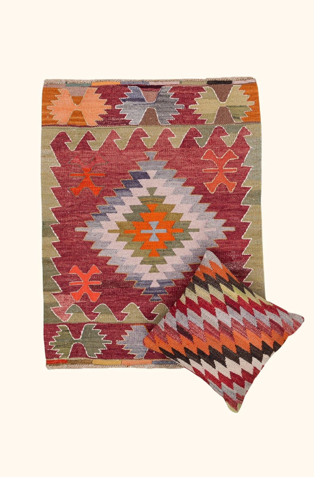 Vintage Kilim Afyon 98x76cm - Wild Heart Free Soul