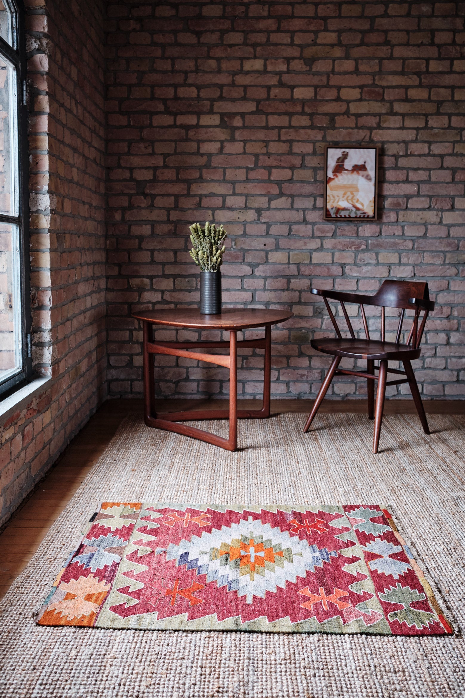 Vintage Kilim Afyon 98x76cm - Wild Heart Free Soul