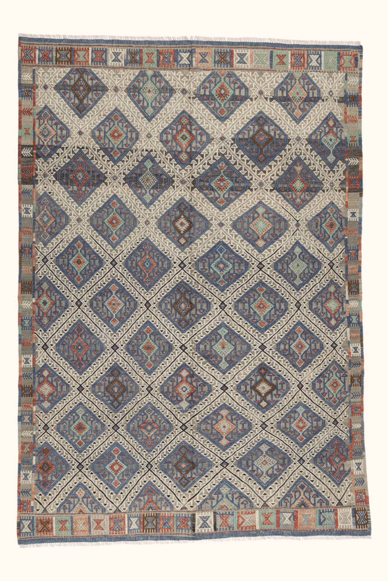 Vintage Kilim Balikesir 228x153 cm - Wild Heart Free Soul