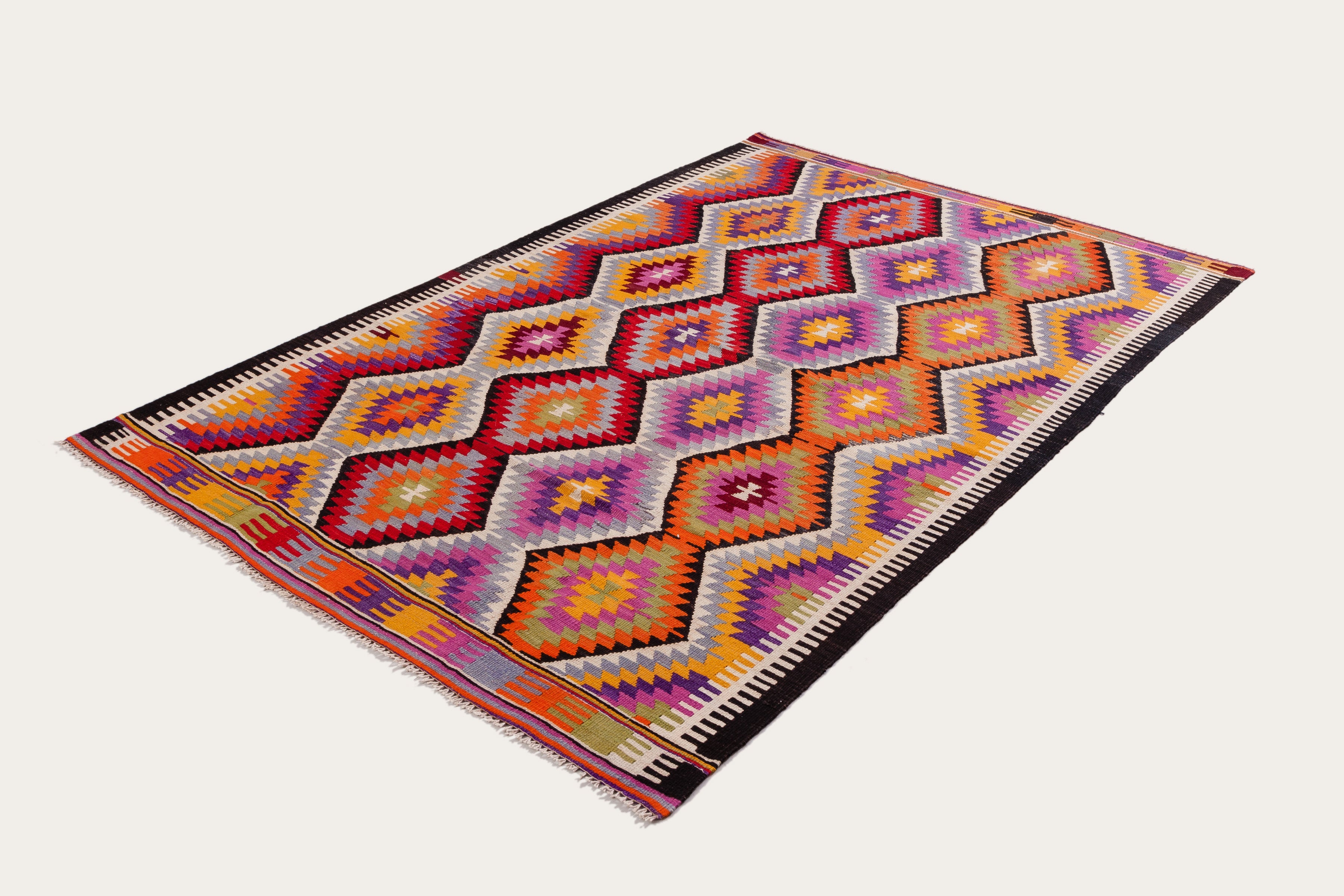 Vintage Kilim Barak 218x144 cm - Wild Heart Free Soul