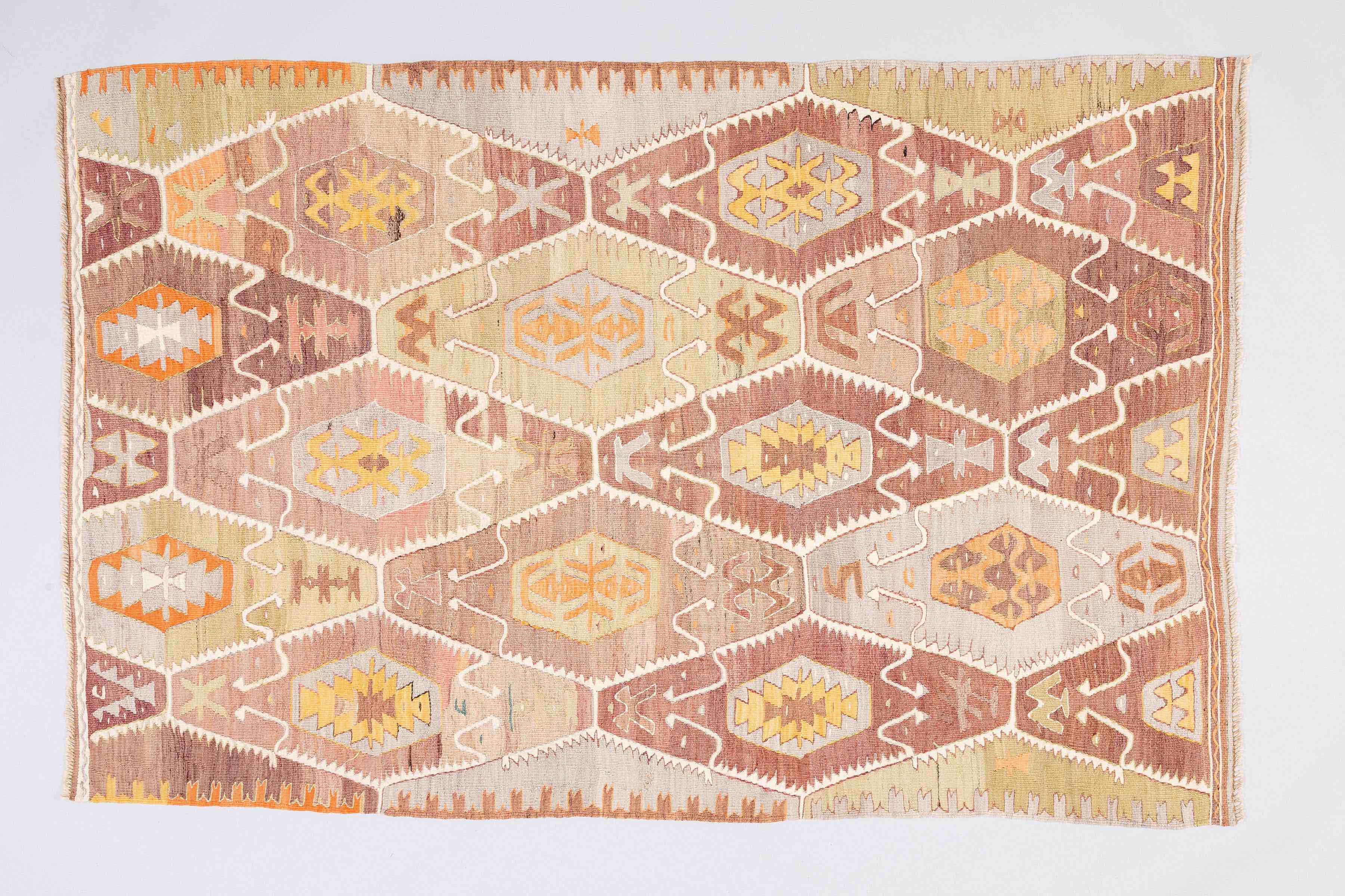 Vintage Kilim Barak 242x157cm - Wild Heart Free Soul