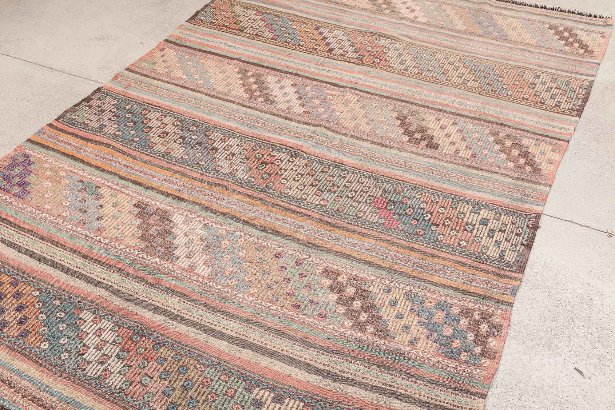 Vintage Kilim Canakale 245 x 154cm - Wild Heart Free Soul