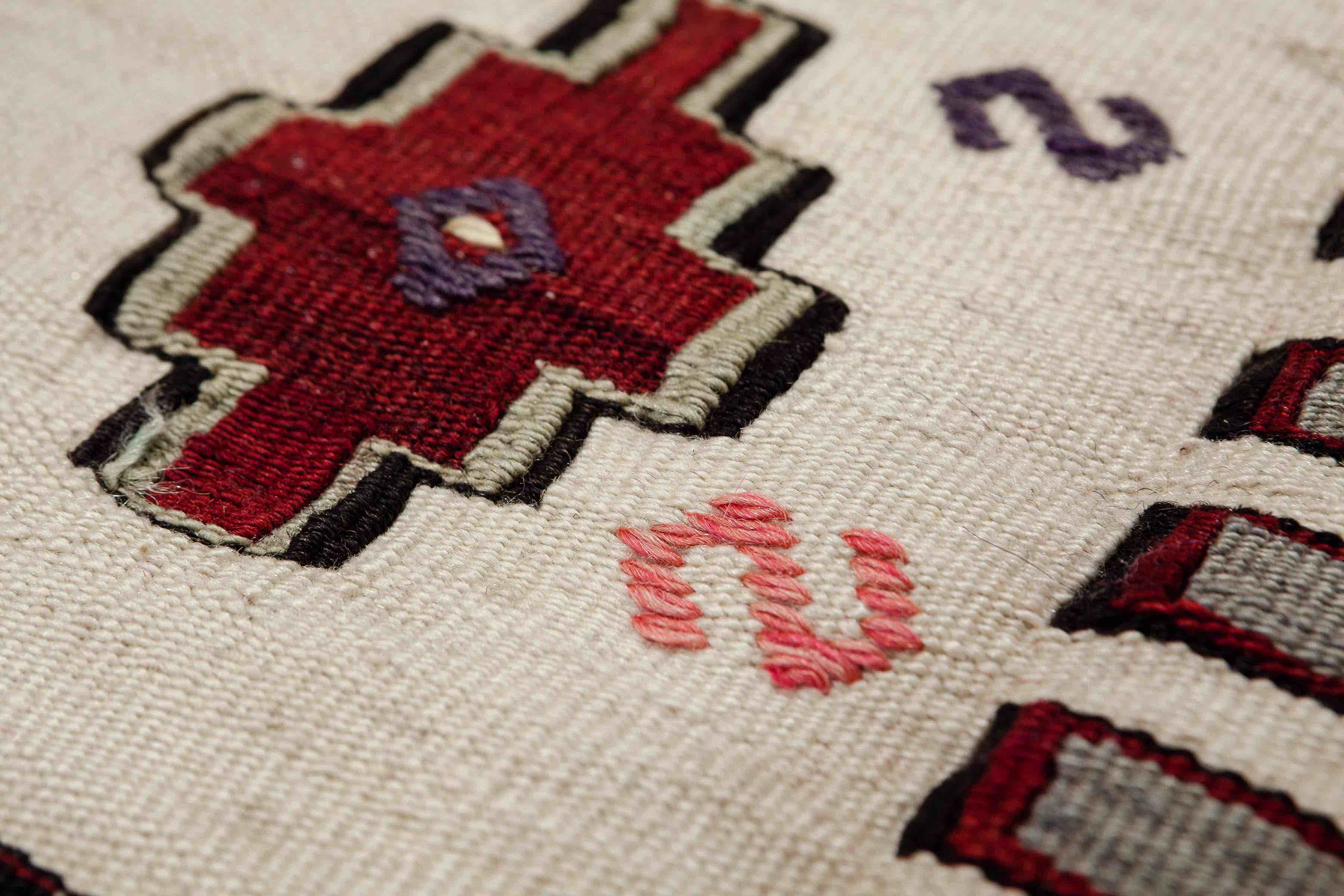 Vintage Kilim Çanakkale 200x177cm - Wild Heart Free Soul