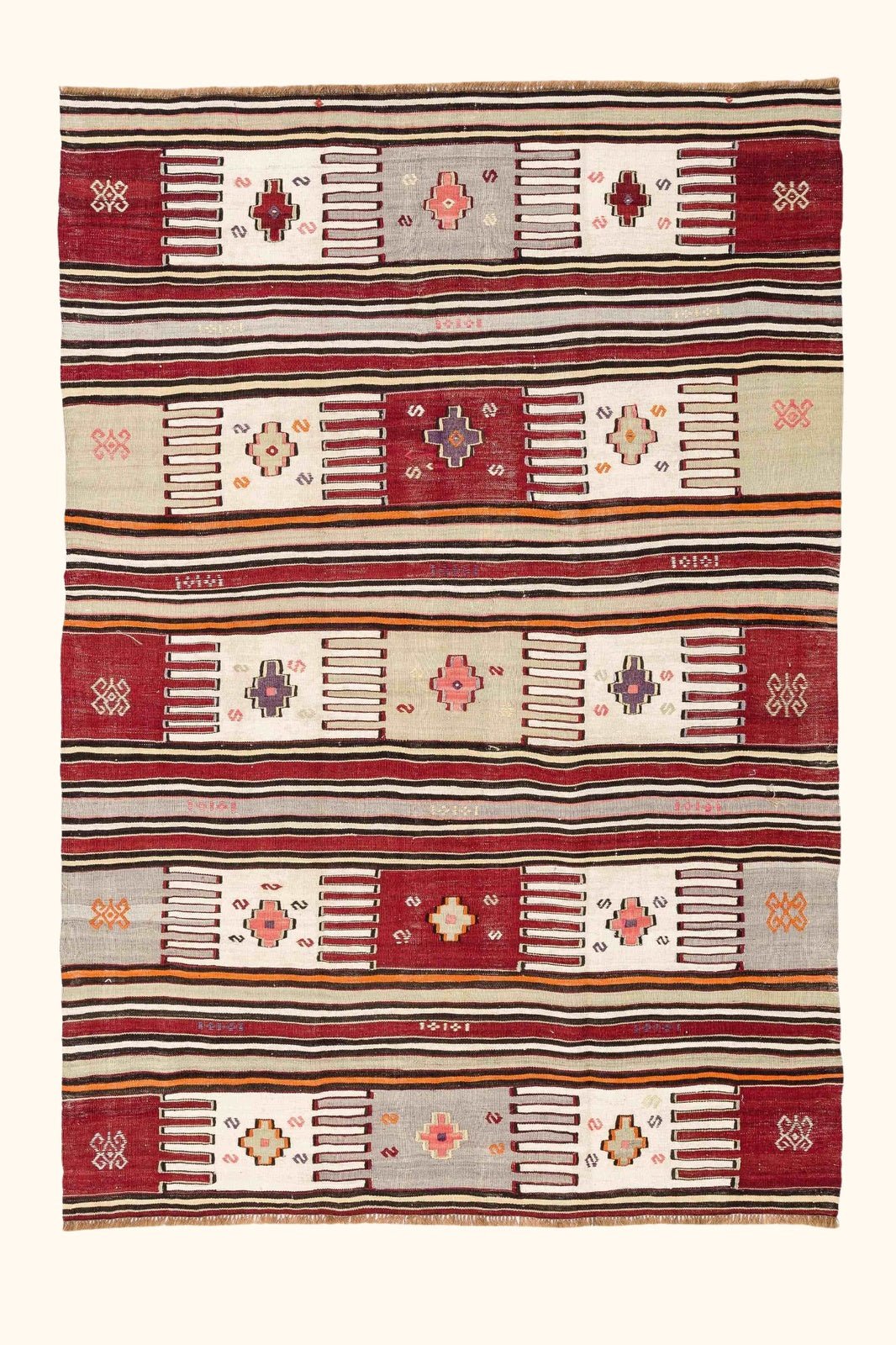 Vintage Kilim Çanakkale 200x177cm - Wild Heart Free Soul
