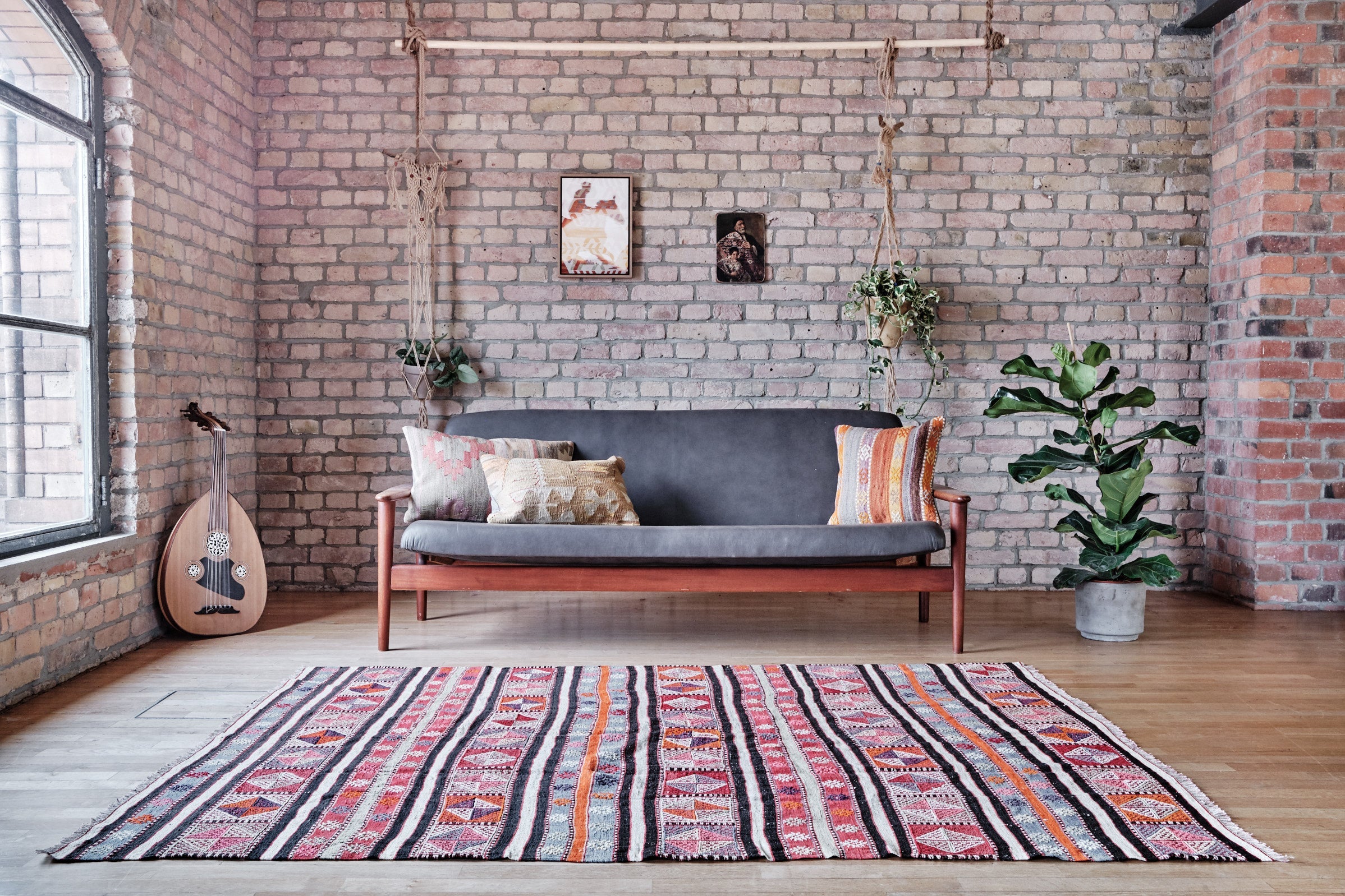 Vintage Kilim Canakkale 210x159cm - Wild Heart Free Soul