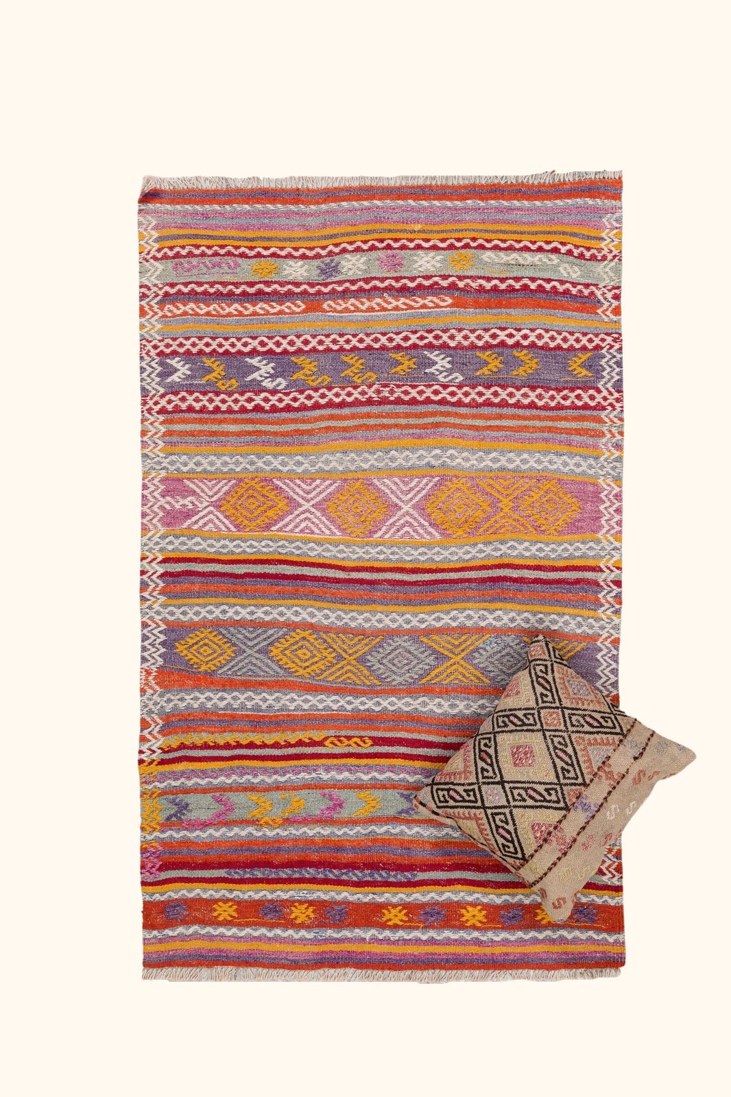 Vintage Kilim Denizli 148x92cm - Wild Heart Free Soul