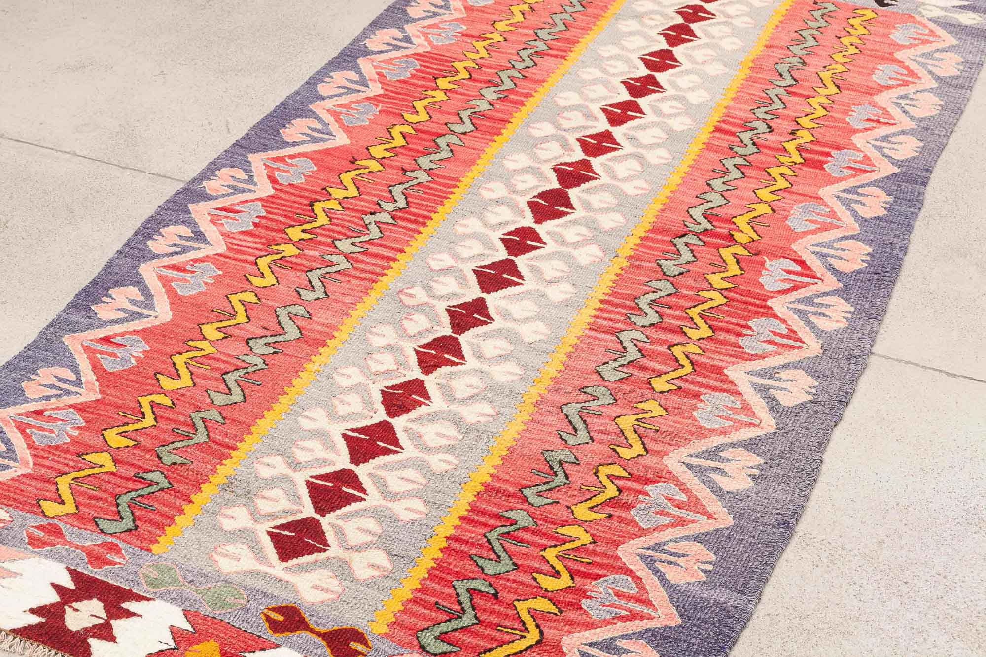 Vintage Kilim Denizli 215 x 111cm - Wild Heart Free Soul