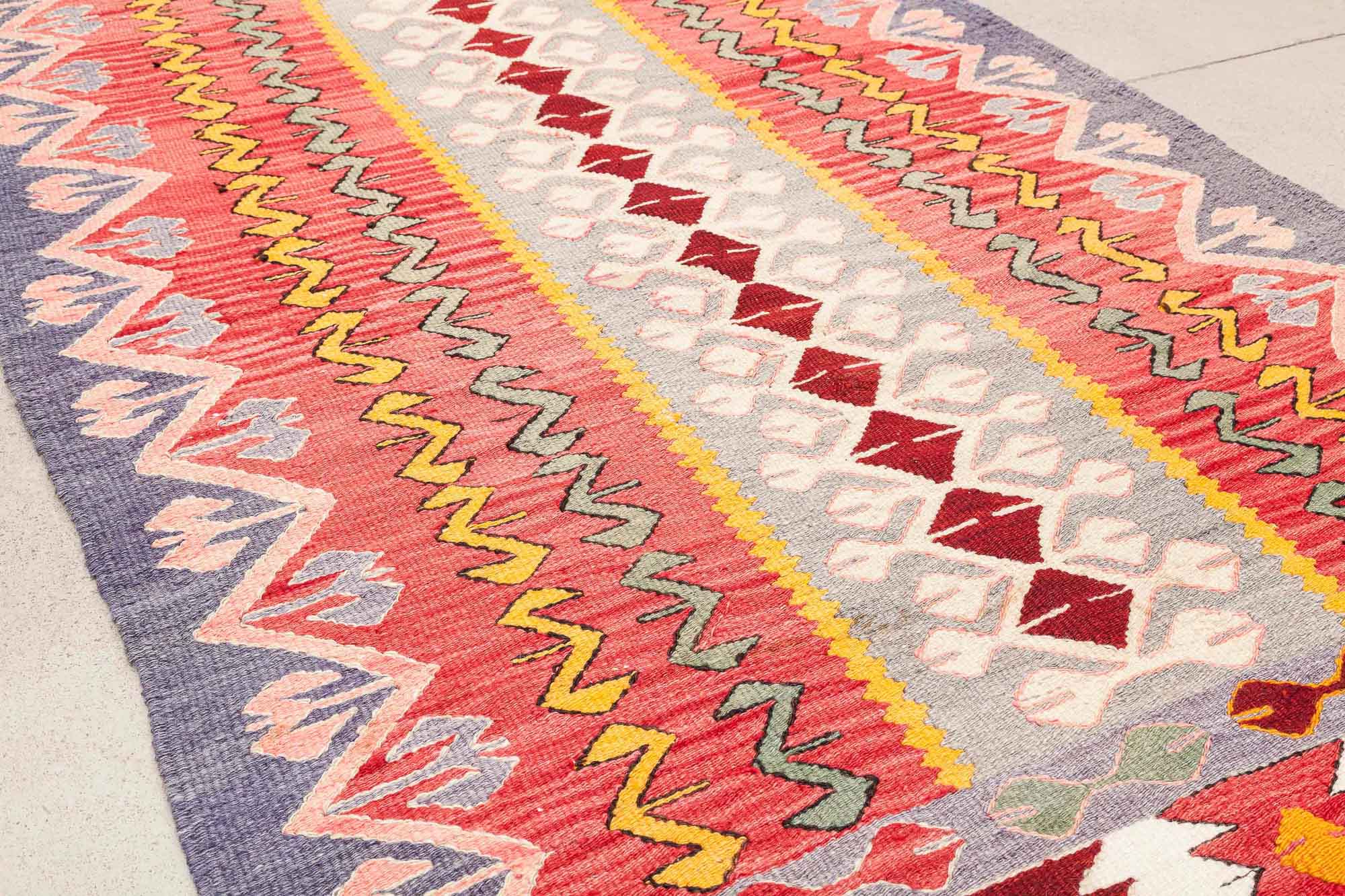 Vintage Kilim Denizli 215 x 111cm - Wild Heart Free Soul