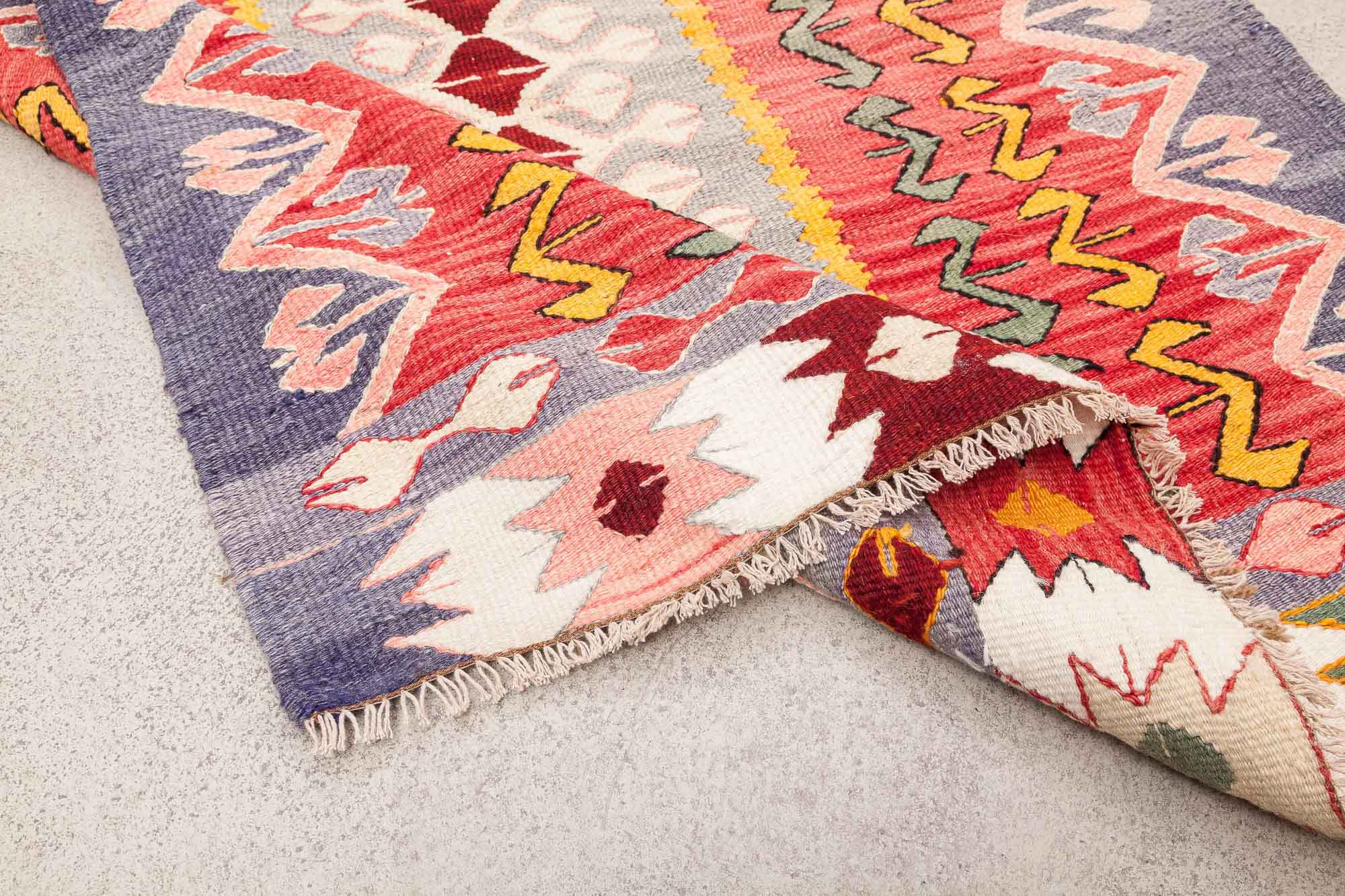 Vintage Kilim Denizli 215 x 111cm - Wild Heart Free Soul