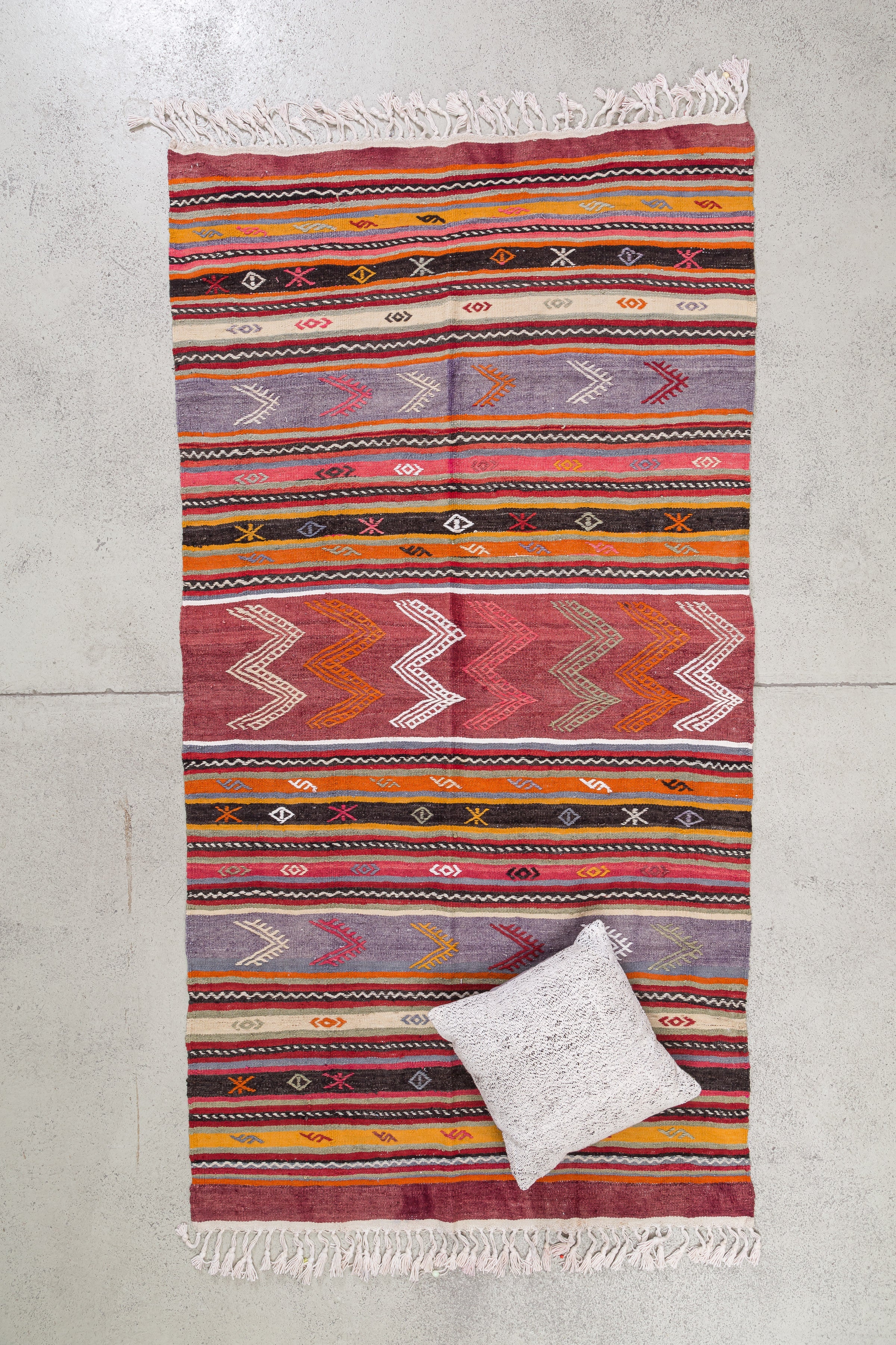 Vintage Kilim Denizli 216x112cm - Wild Heart Free Soul